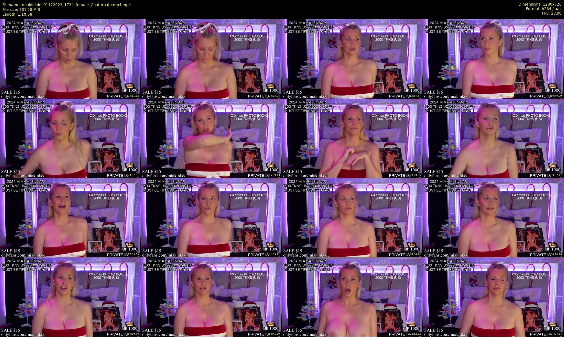 miakinkdd — 71 minute Chaturbate female cam show recording, 720p, Dec 1, 2023
