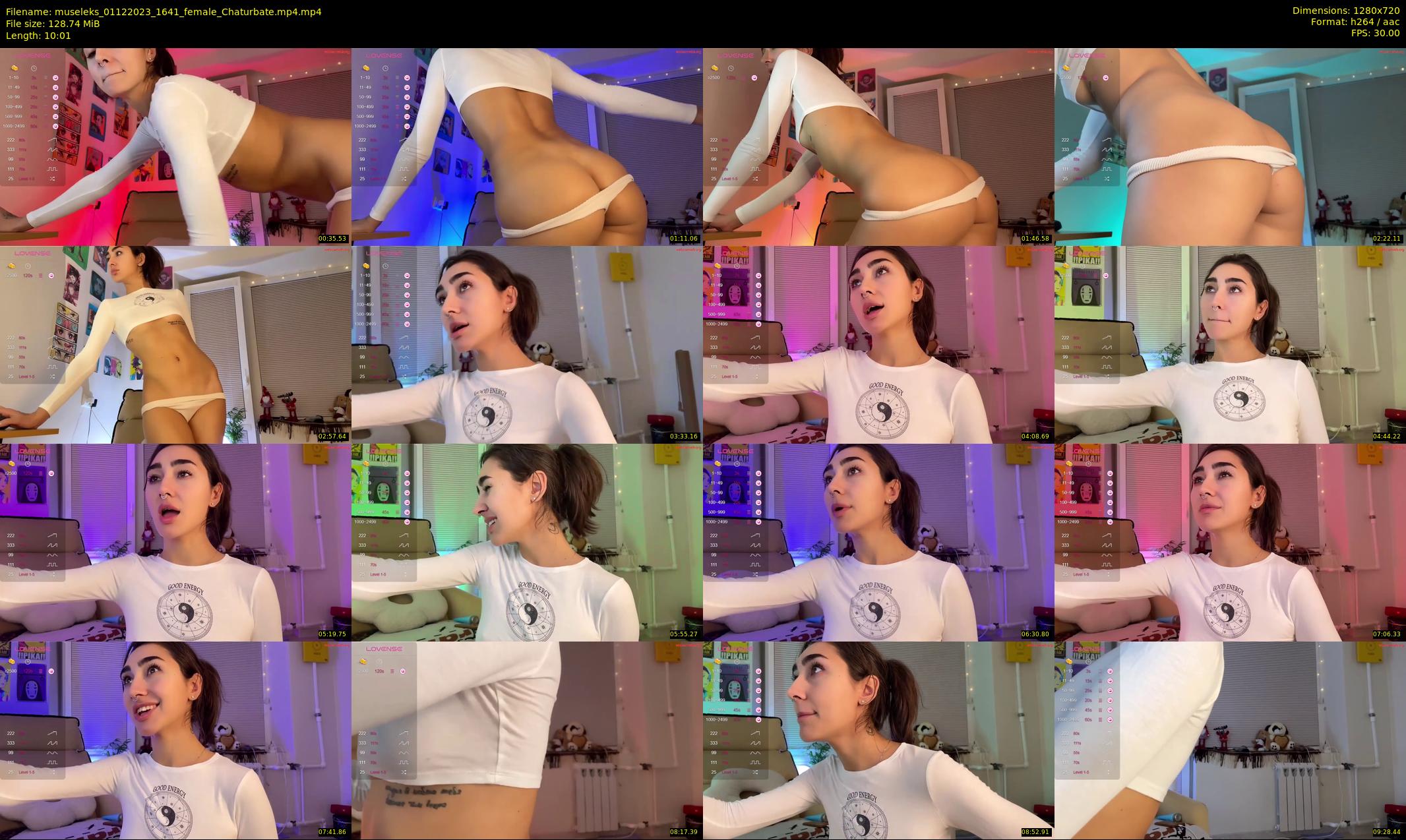 museleks — 11 minute Chaturbate female cam show recording, 720p, Dec 1, 2023