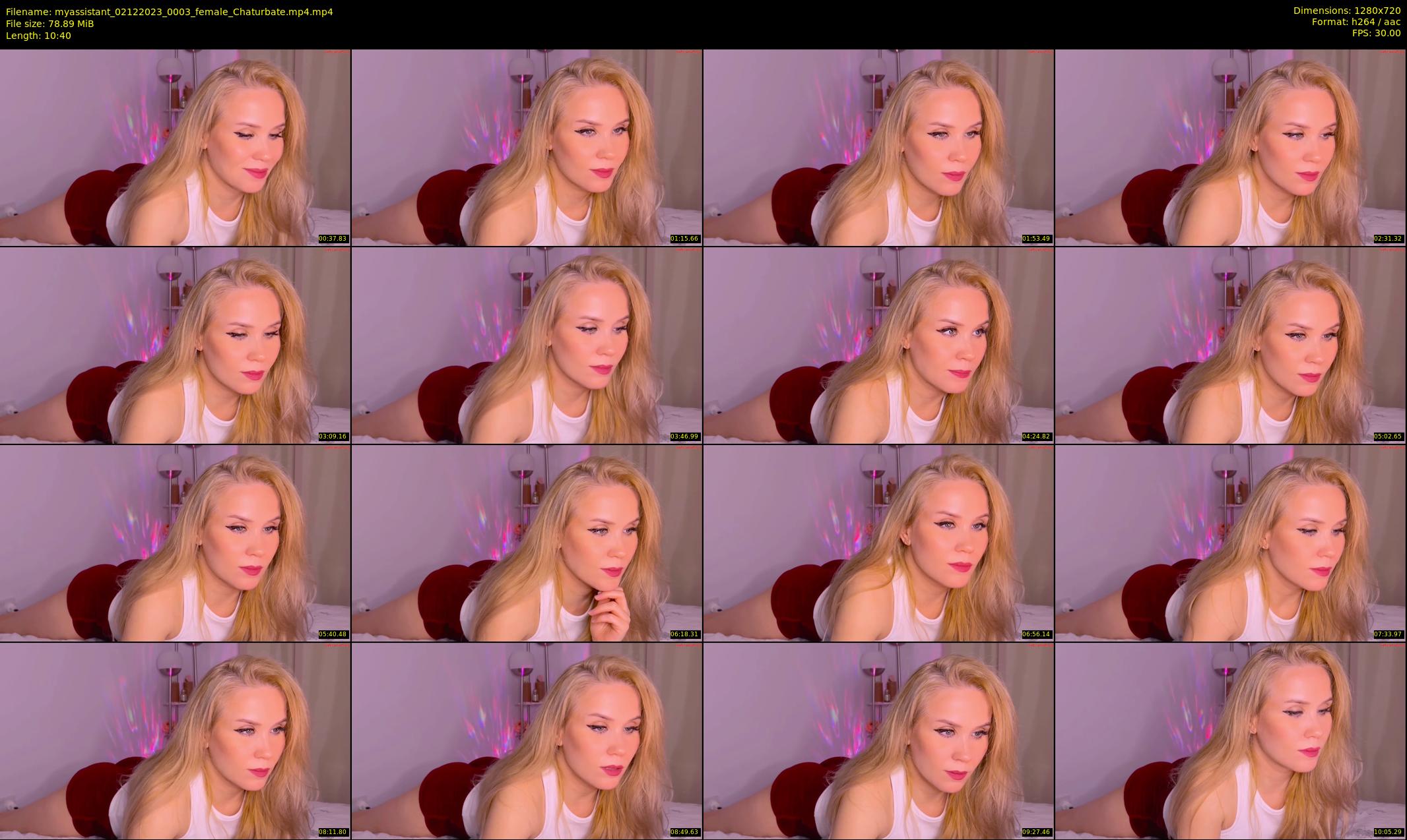 myassistant — 11 minute Chaturbate female cam show recording, 720p, Dec 2, 2023
