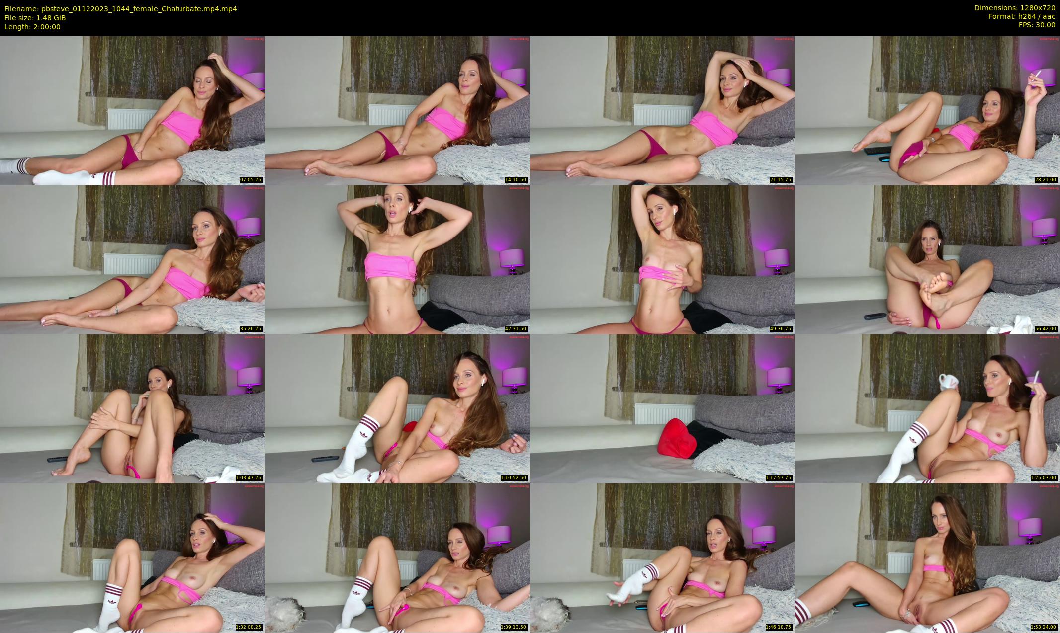 pbsteve — 120 minute Chaturbate couple cam show recording, 720p, Dec 1, 2023