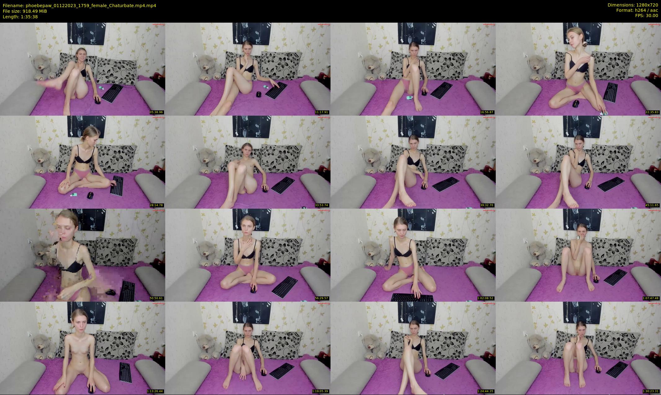 phoebepaw — 96 minute Chaturbate female cam show recording, 720p, Dec 1, 2023
