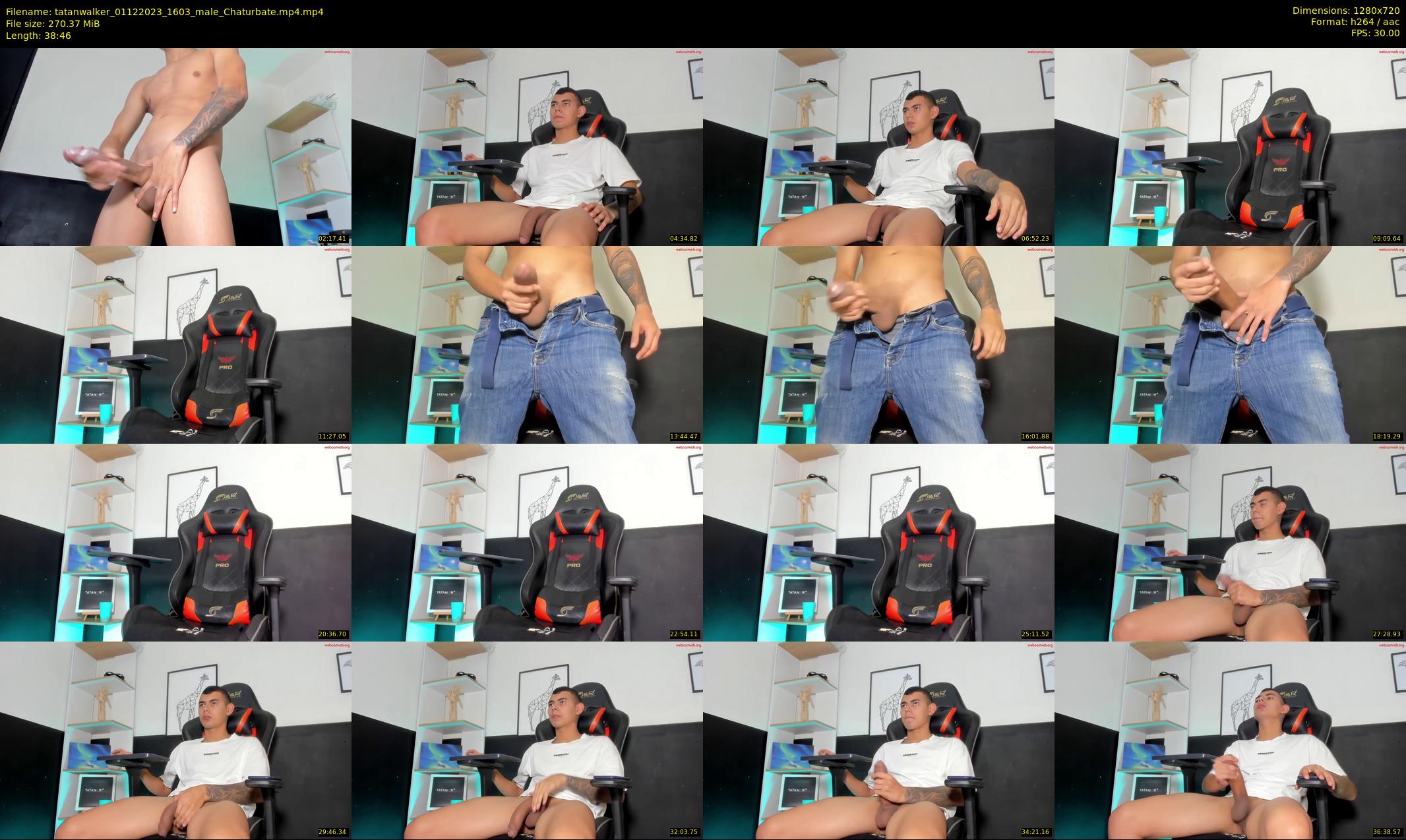 tatanwalker — 39 minute Chaturbate male cam show recording, 720p, Dec 1, 2023