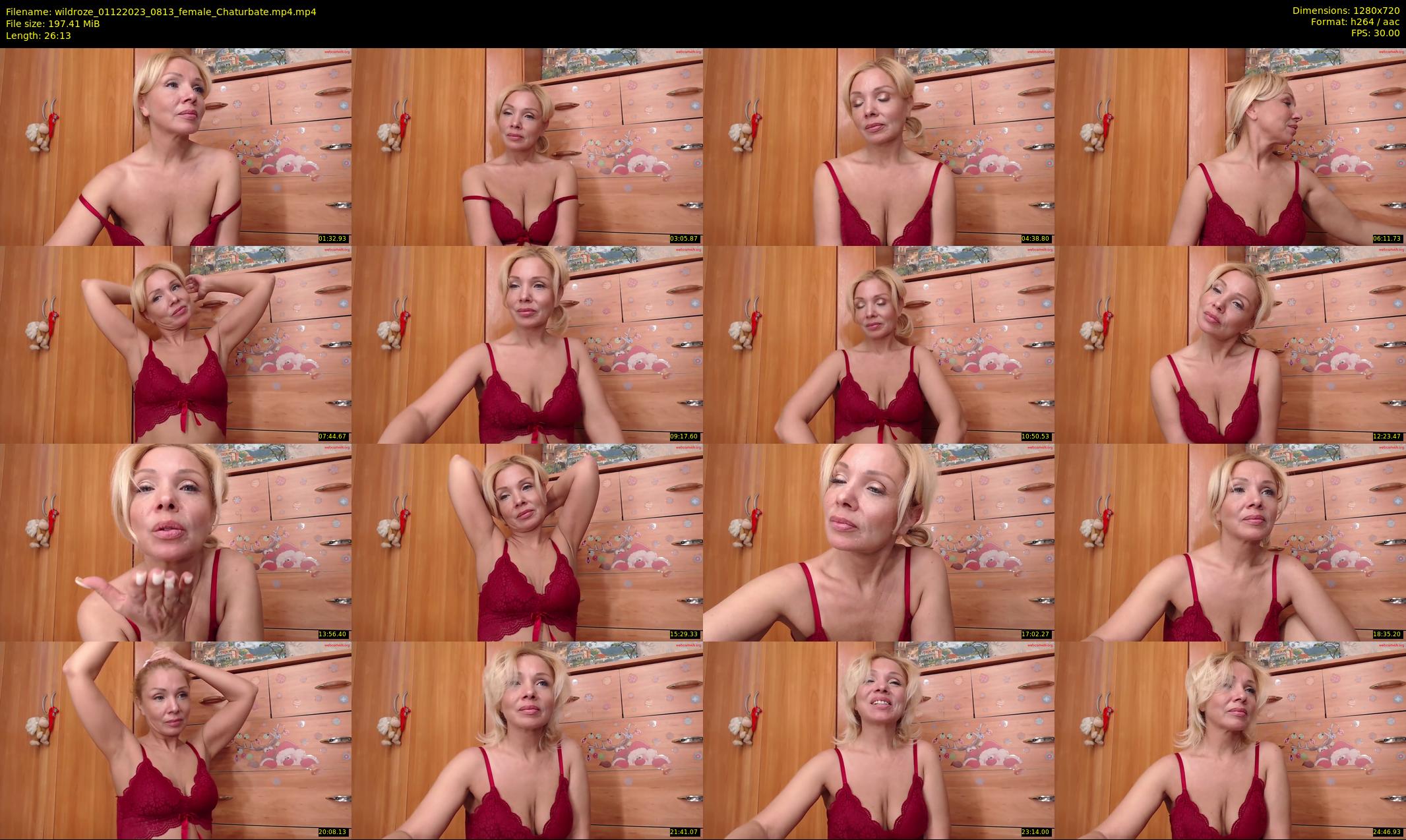 wildroze — 27 minute Chaturbate female cam show recording, 720p, Dec 1, 2023