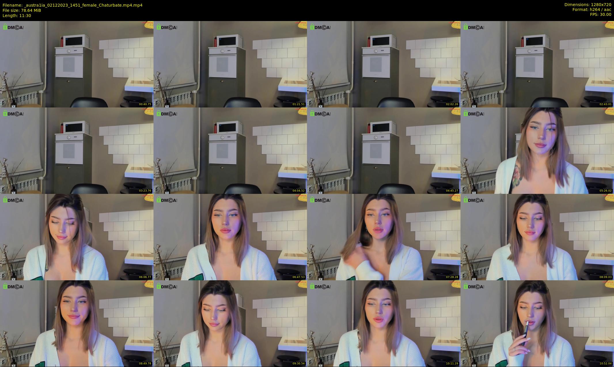 _austra1ia — 12 minute Chaturbate female cam show recording, 720p, Dec 2, 2023