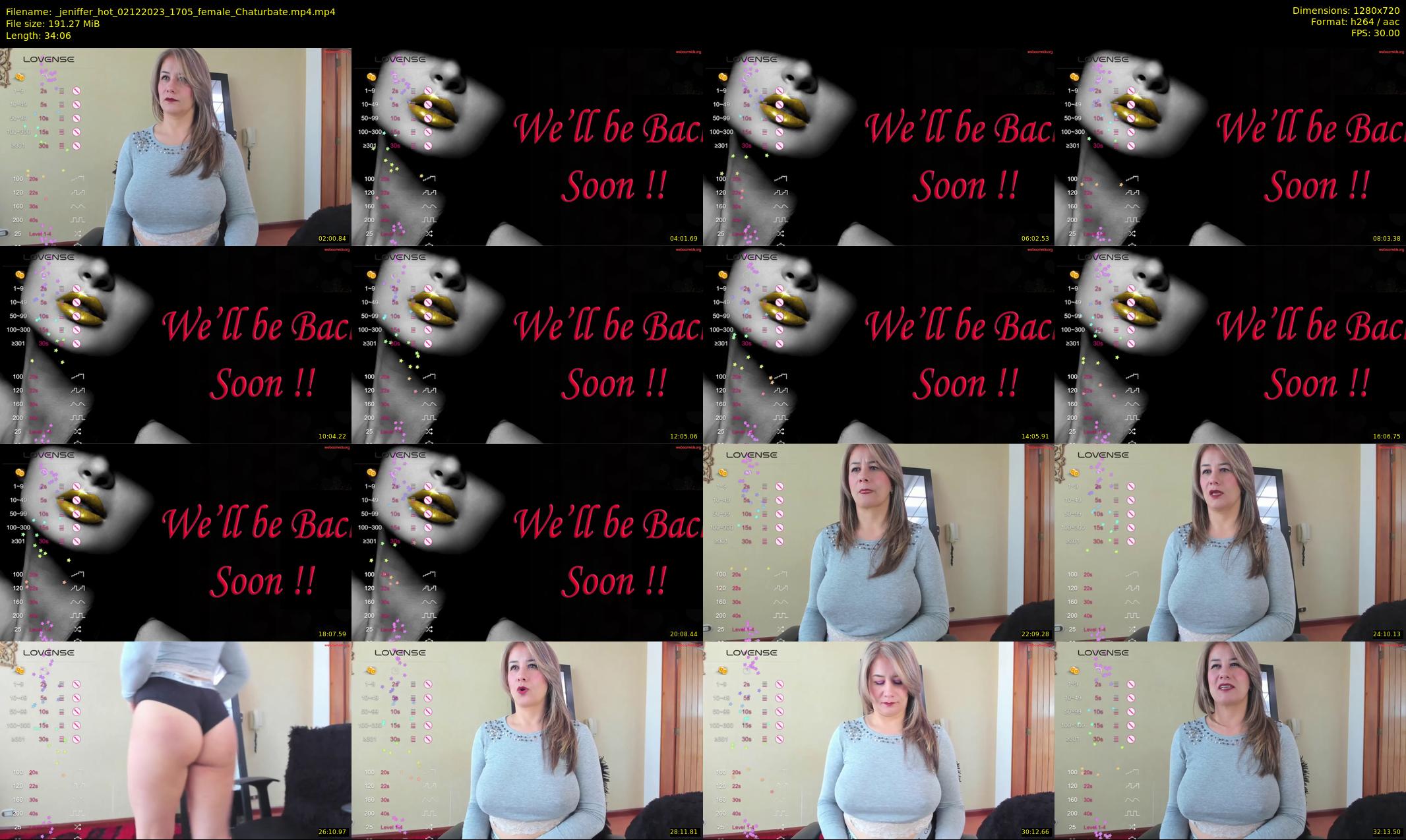 _jeniffer_hot — 35 minute Chaturbate female cam show recording, 720p, Dec 2, 2023