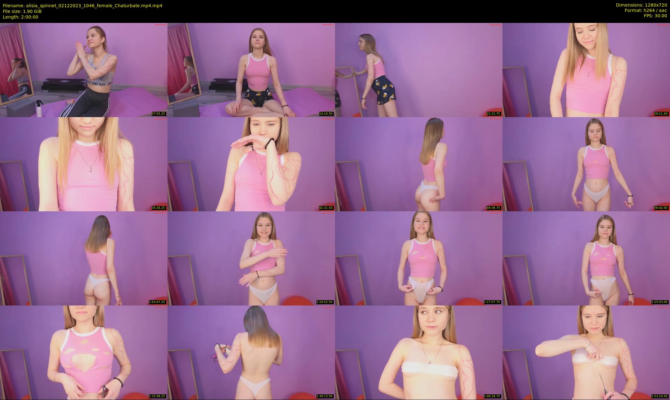 alisia_spinnet — 120 minute Chaturbate female cam show recording, 720p, Dec 2, 2023