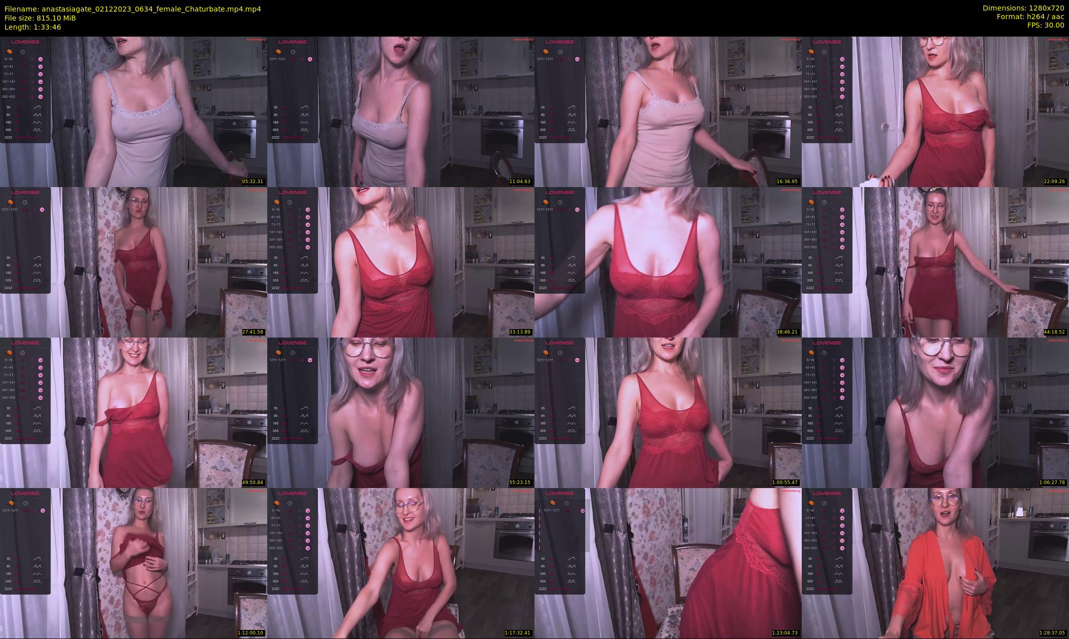 anastasiagate — 94 minute Chaturbate female cam show recording, 720p, Dec 2, 2023