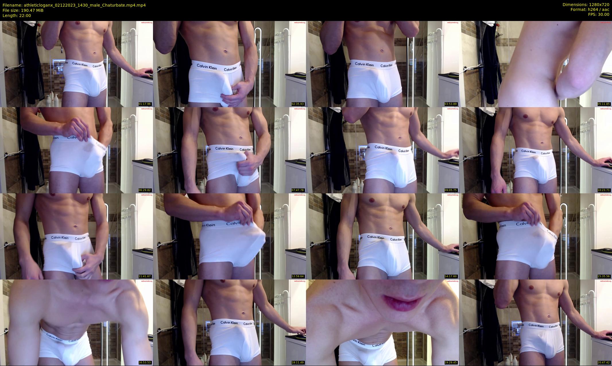 athleticloganx — 22 minute Chaturbate male cam show recording, 720p, Dec 2, 2023