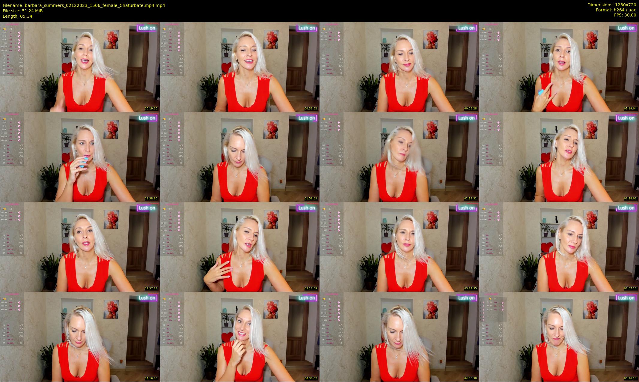 barbara_summers — 6 minute Chaturbate female cam show recording, 720p, Dec 2, 2023