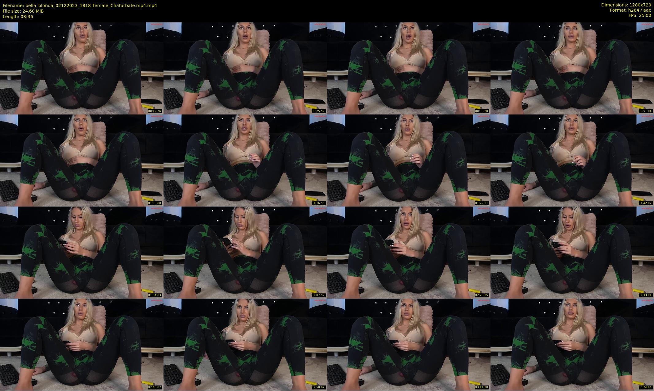 bella_blonda — 4 minute Chaturbate female cam show recording, 720p, Dec 2, 2023