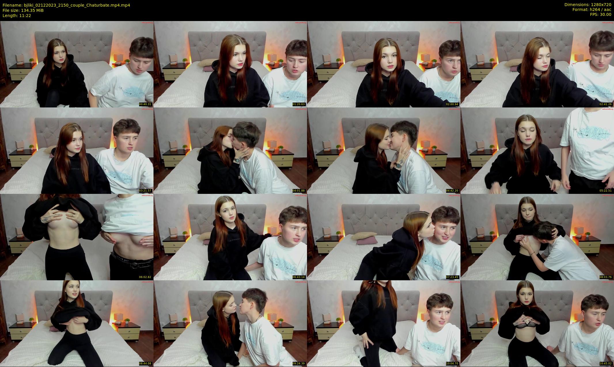 bjliki — 12 minute Chaturbate couple cam show recording, 720p, Dec 2, 2023