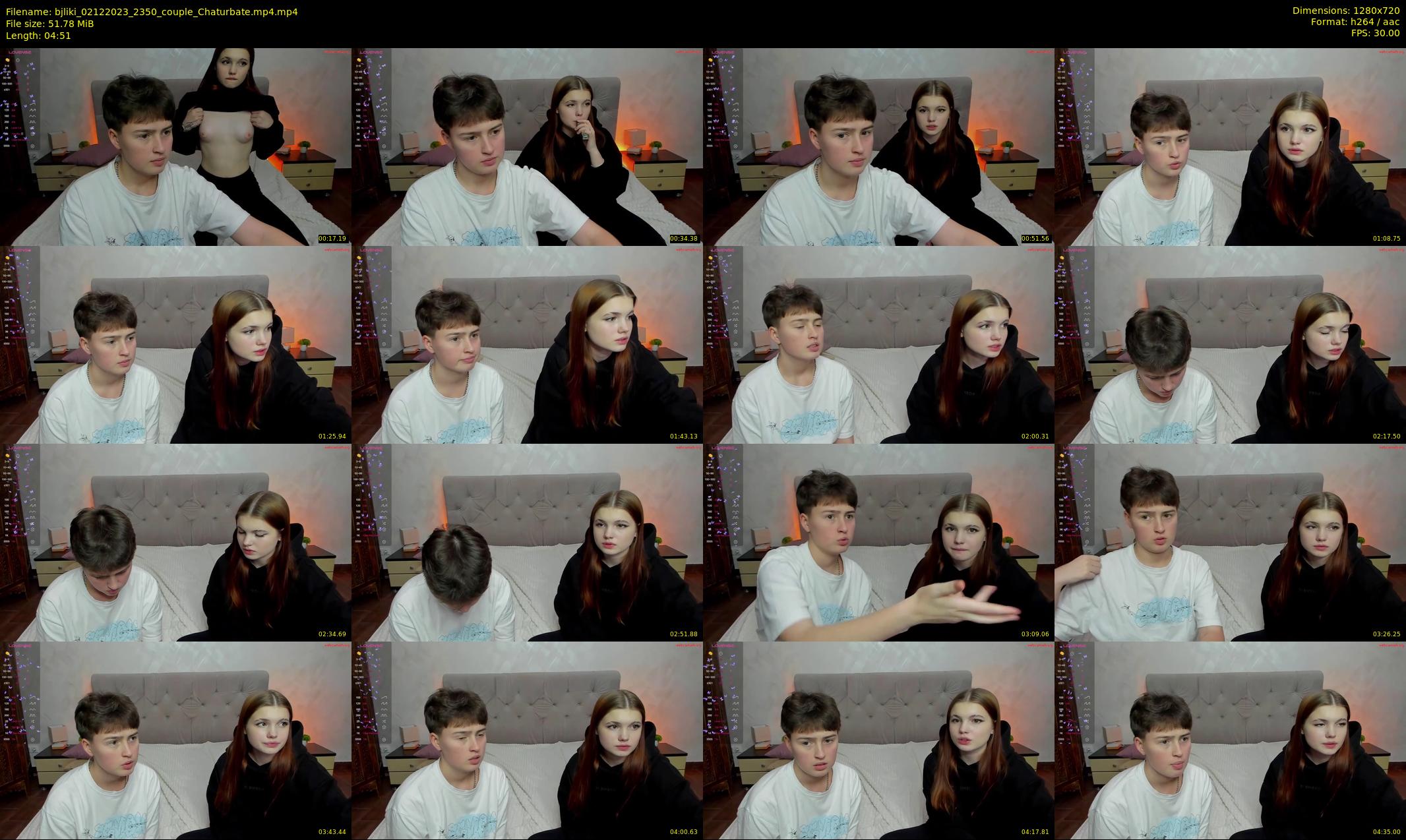 bjliki — 5 minute Chaturbate couple cam show recording, 720p, Dec 2, 2023