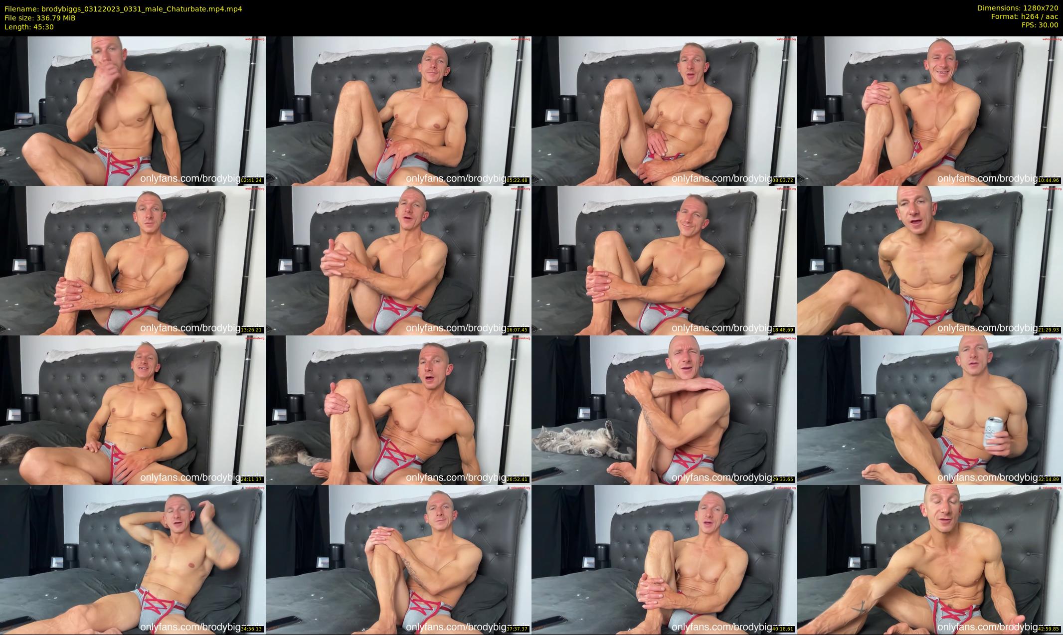 brodybiggs — 46 minute Chaturbate male cam show recording, 720p, Dec 3, 2023