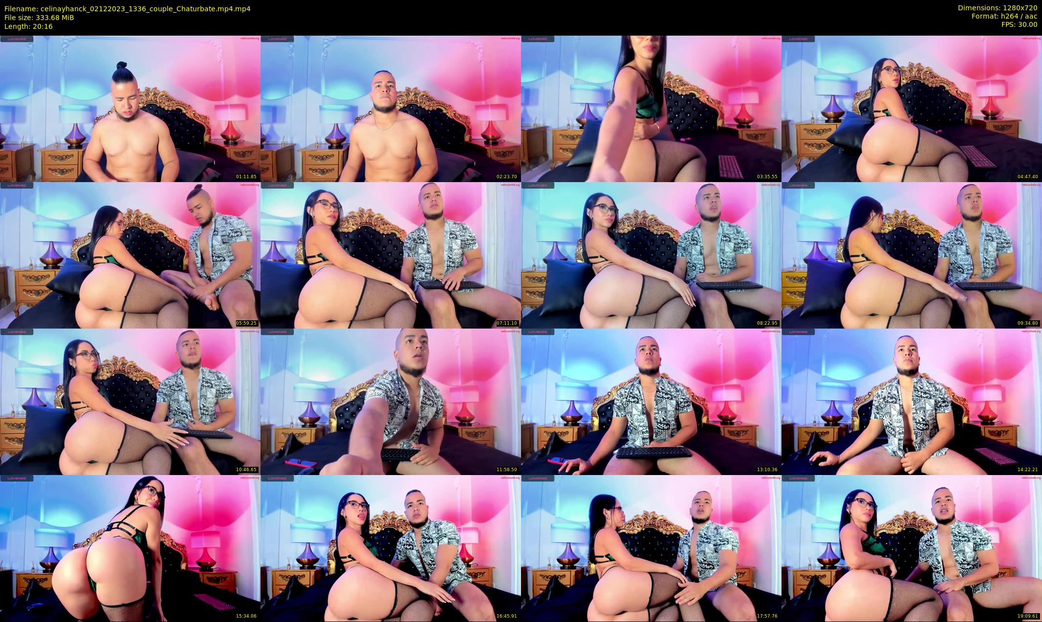 celinayhanck — 21 minute Chaturbate couple cam show recording, 720p, Dec 2, 2023