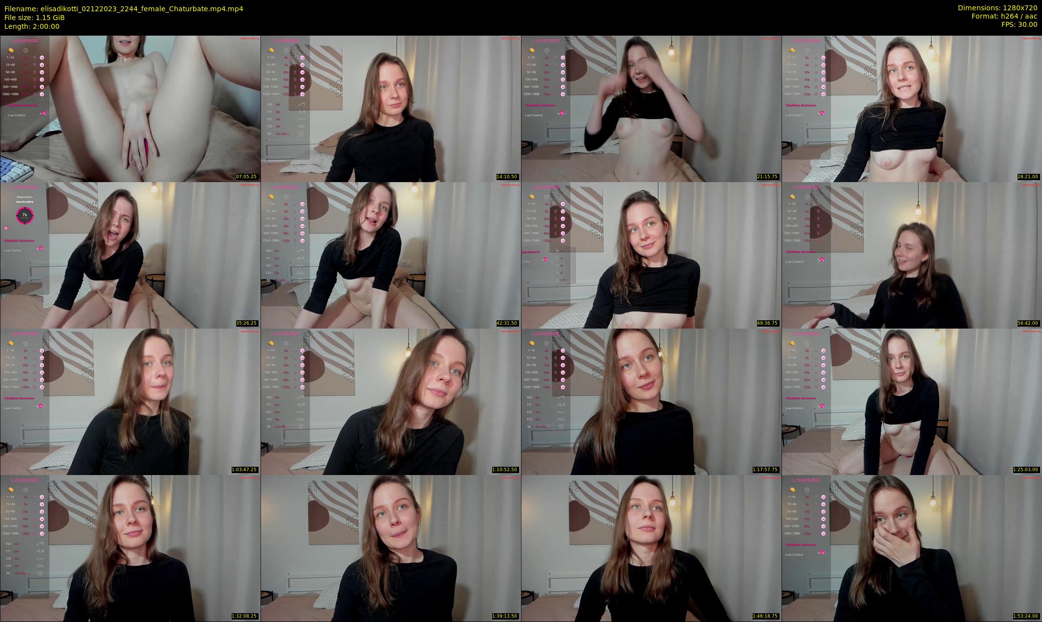 elisadikotti — 120 minute Chaturbate couple cam show recording, 720p, Dec 2, 2023