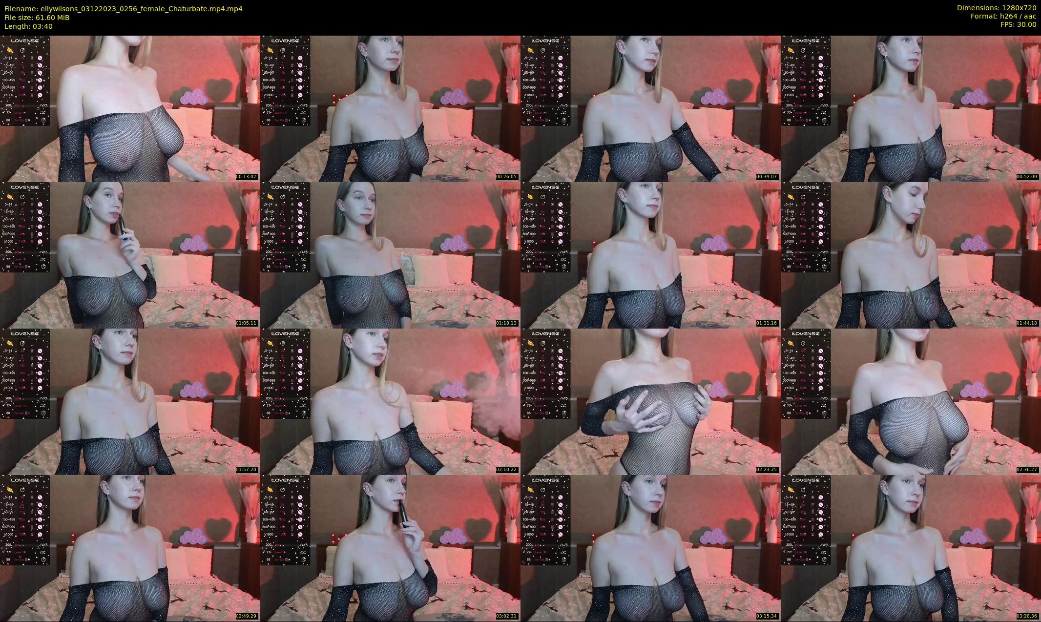 ellywilsons — 4 minute Chaturbate female cam show recording, 720p, Dec 3, 2023