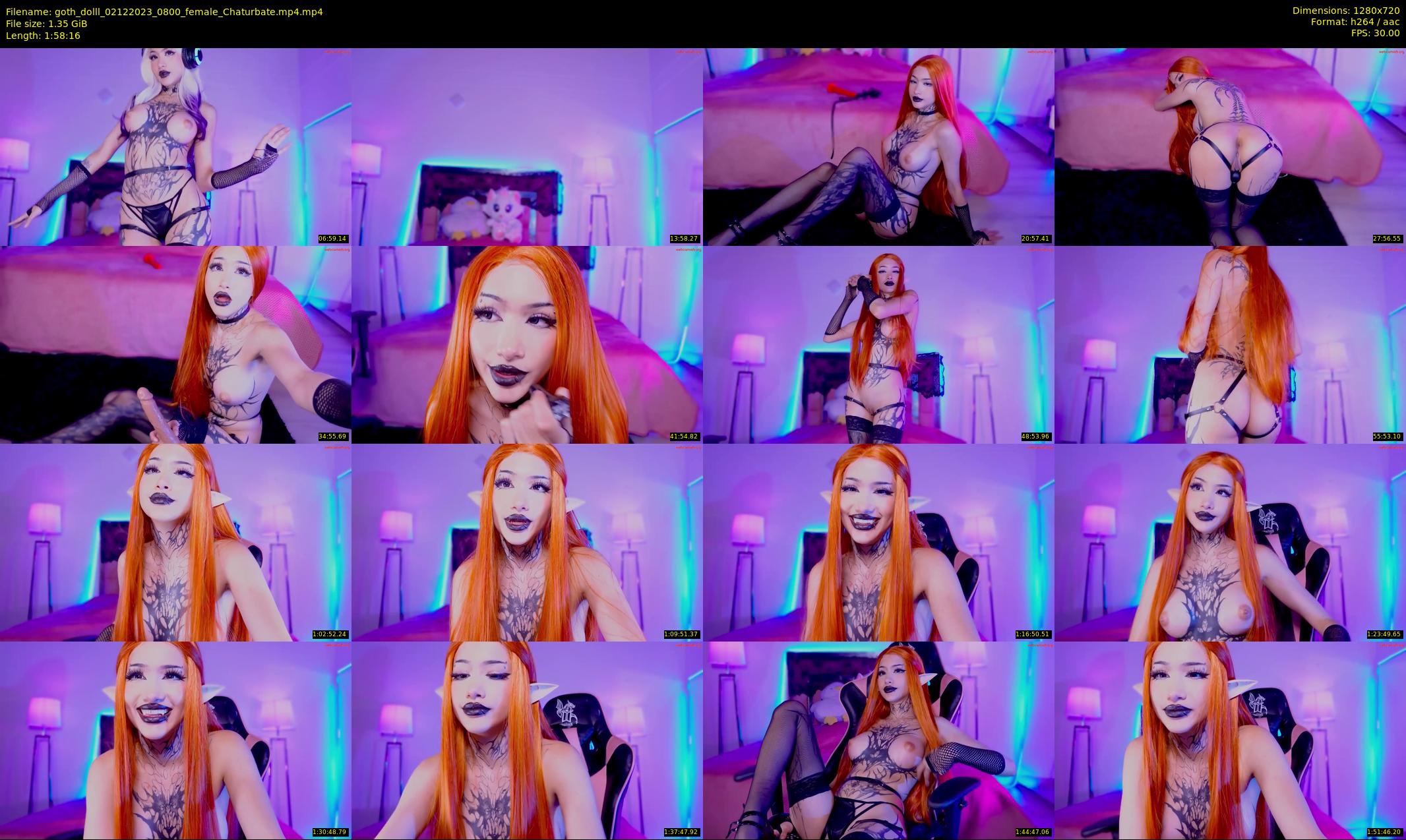 goth_dolll — 119 minute Chaturbate female cam show recording, 720p, Dec 2, 2023