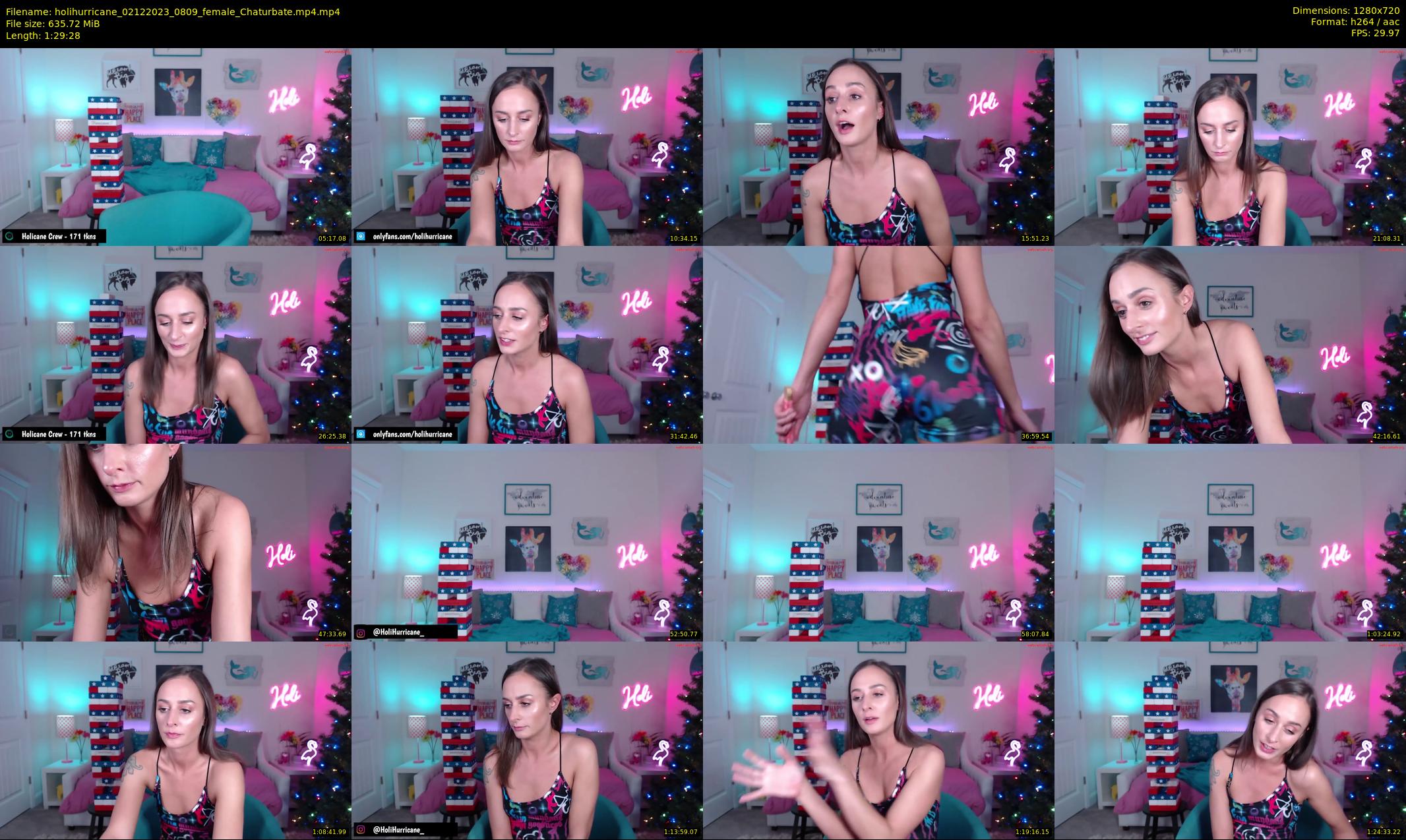 holihurricane — 90 minute Chaturbate female cam show recording, 720p, Dec 2, 2023