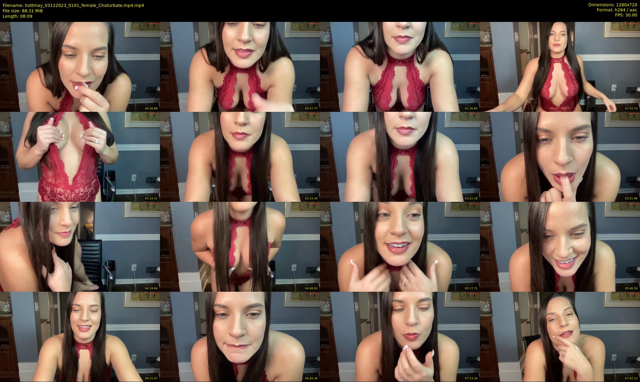 hottmay — 9 minute Chaturbate female cam show recording, 720p, Dec 3, 2023