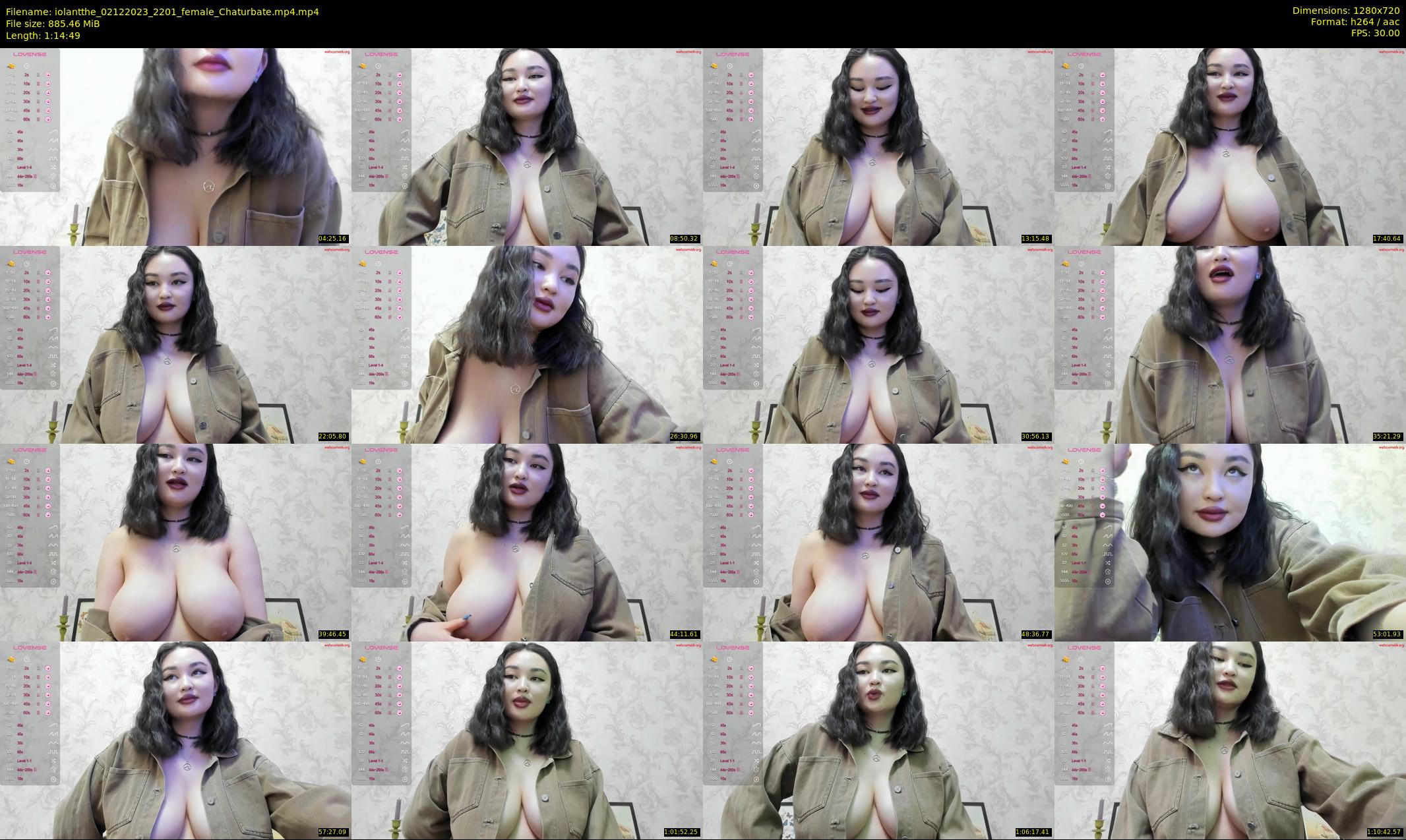 iolantthe — 75 minute Chaturbate female cam show recording, 720p, Dec 2, 2023