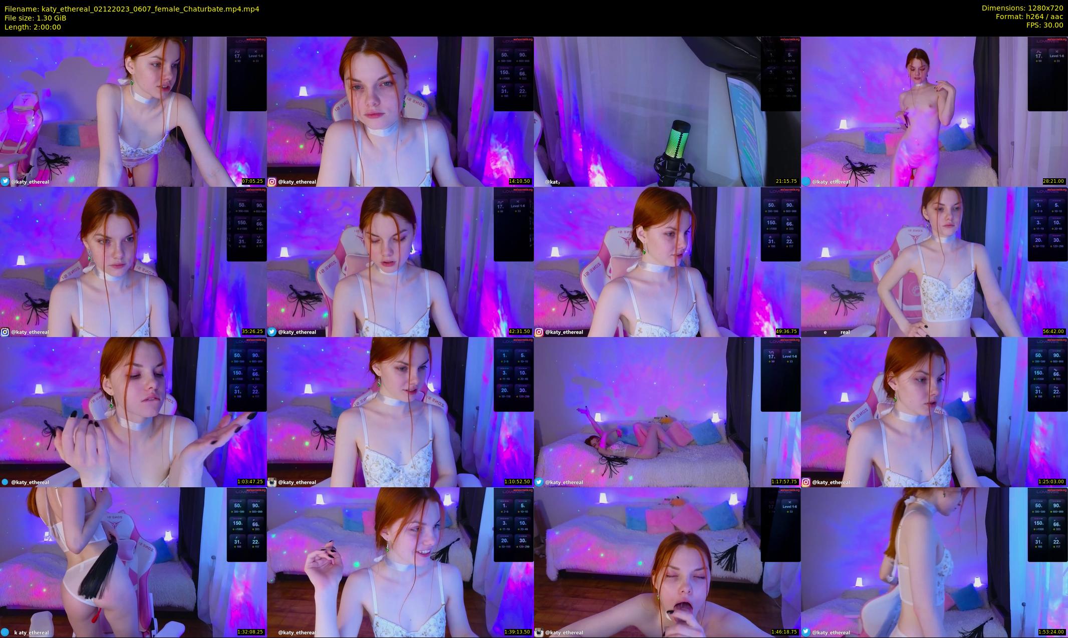 katy_ethereal — 120 minute Chaturbate female cam show recording, 720p, Dec 2, 2023
