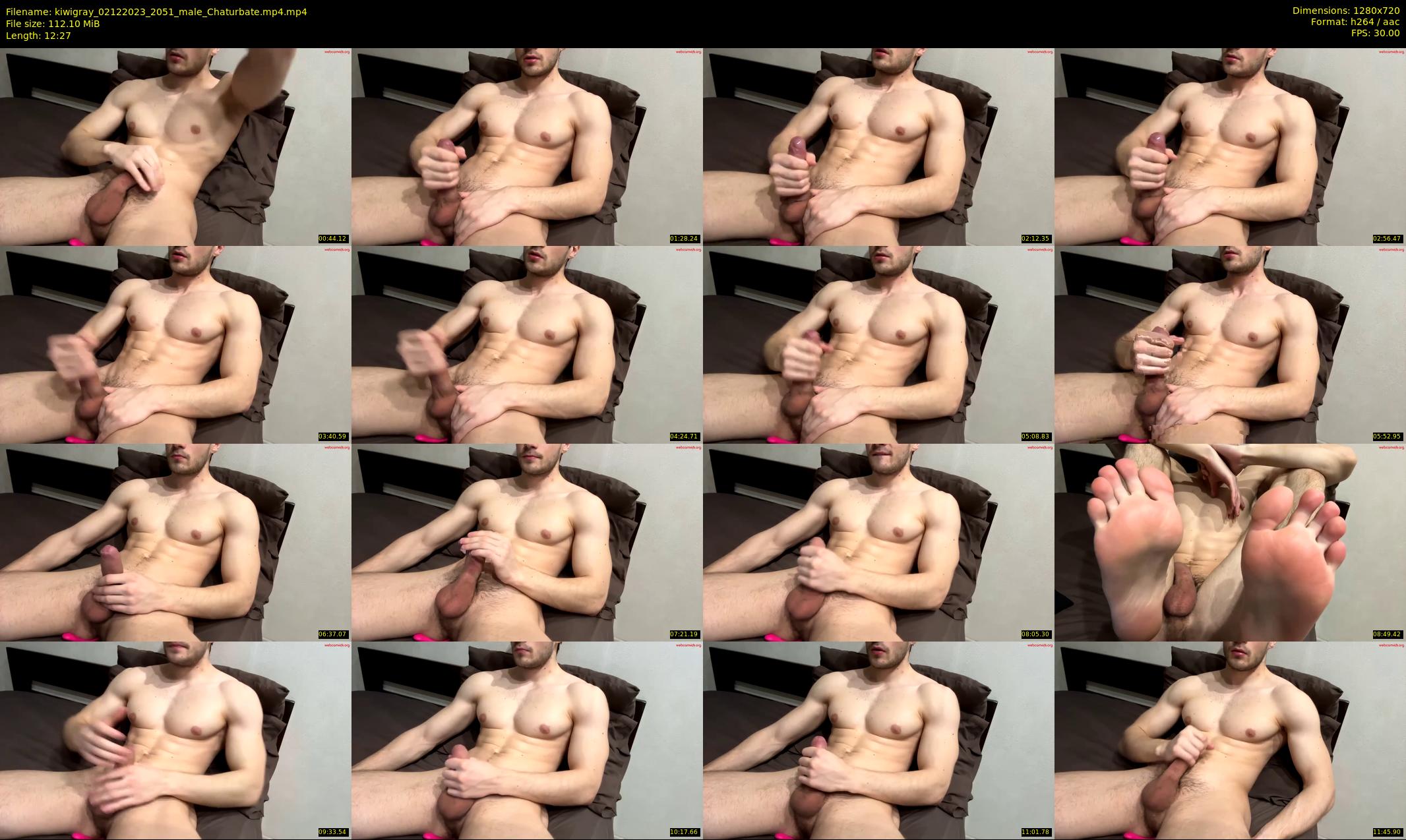 kiwigray — 13 minute Chaturbate male cam show recording, 720p, Dec 2, 2023
