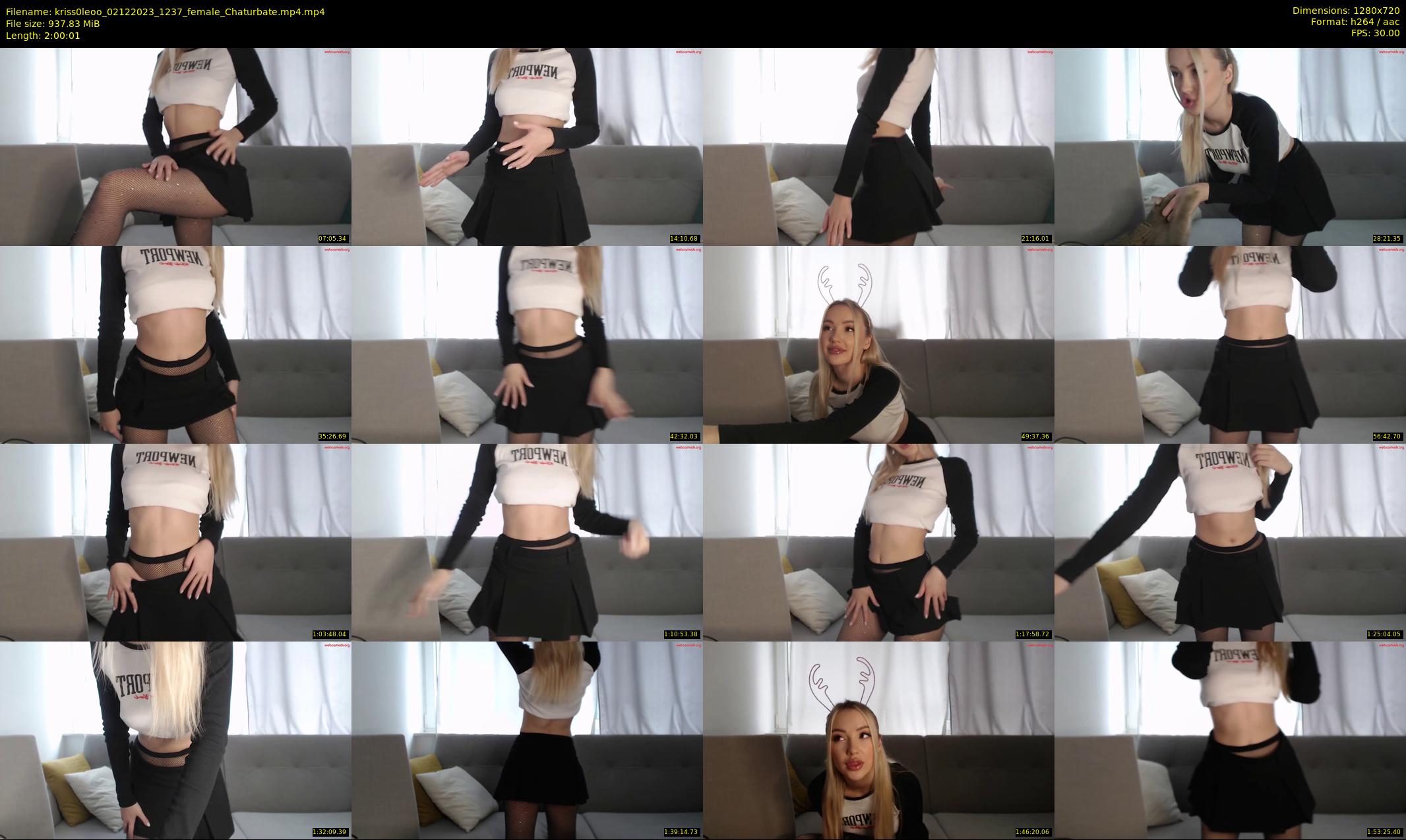 kriss0leoo — 121 minute Chaturbate couple cam show recording, 720p, Dec 2, 2023