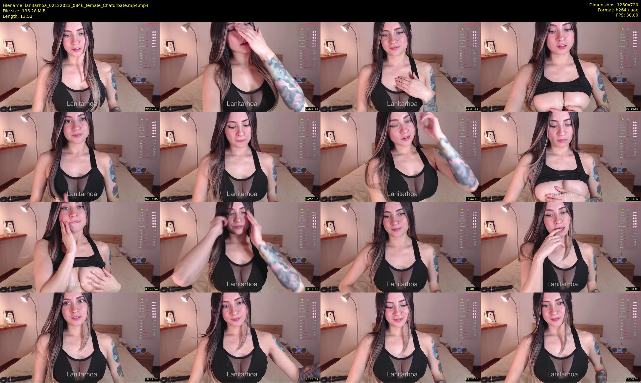lanitarhoa — 14 minute Chaturbate female cam show recording, 720p, Dec 2, 2023
