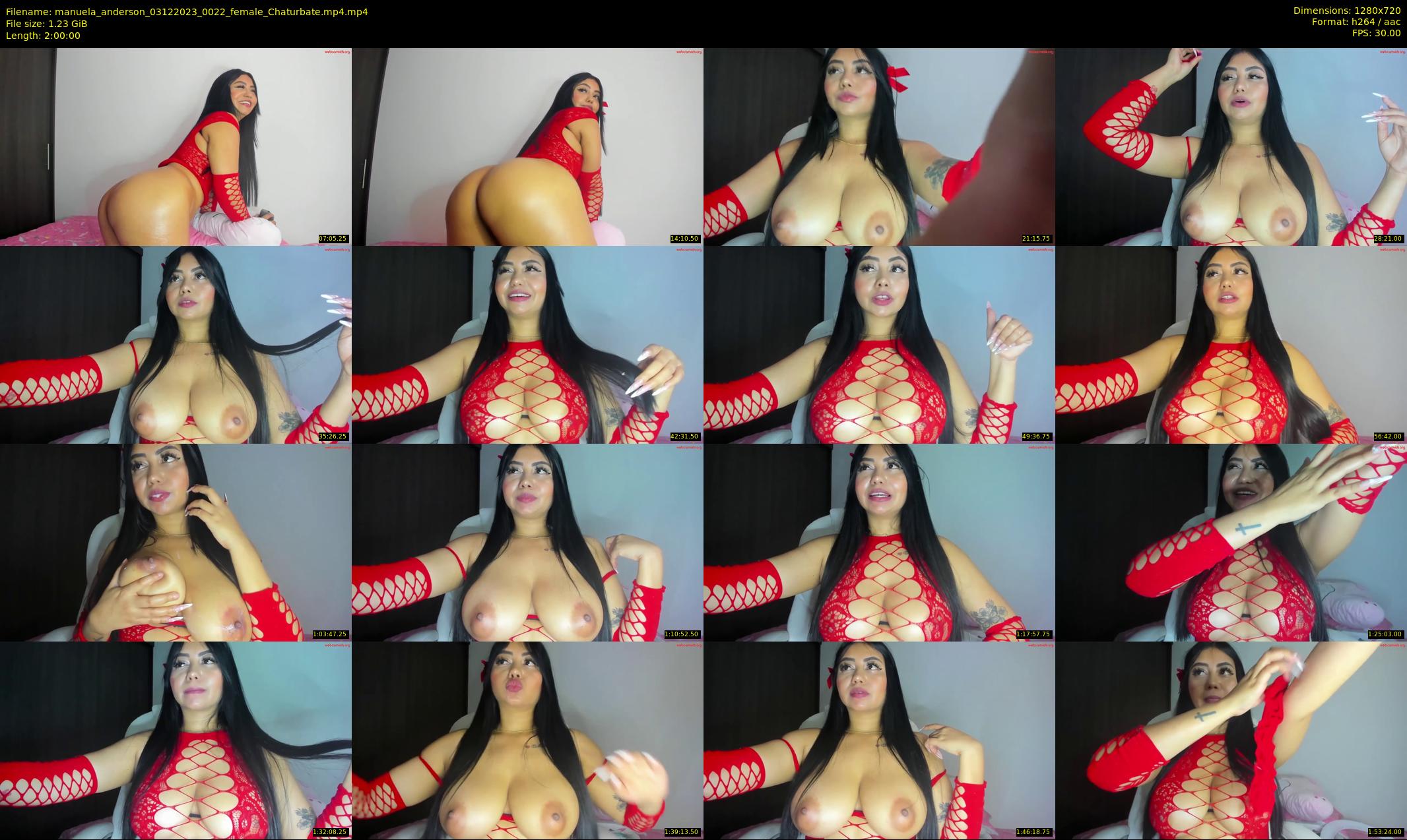 manuela_anderson — 120 minute Chaturbate female cam show recording, 720p, Dec 3, 2023