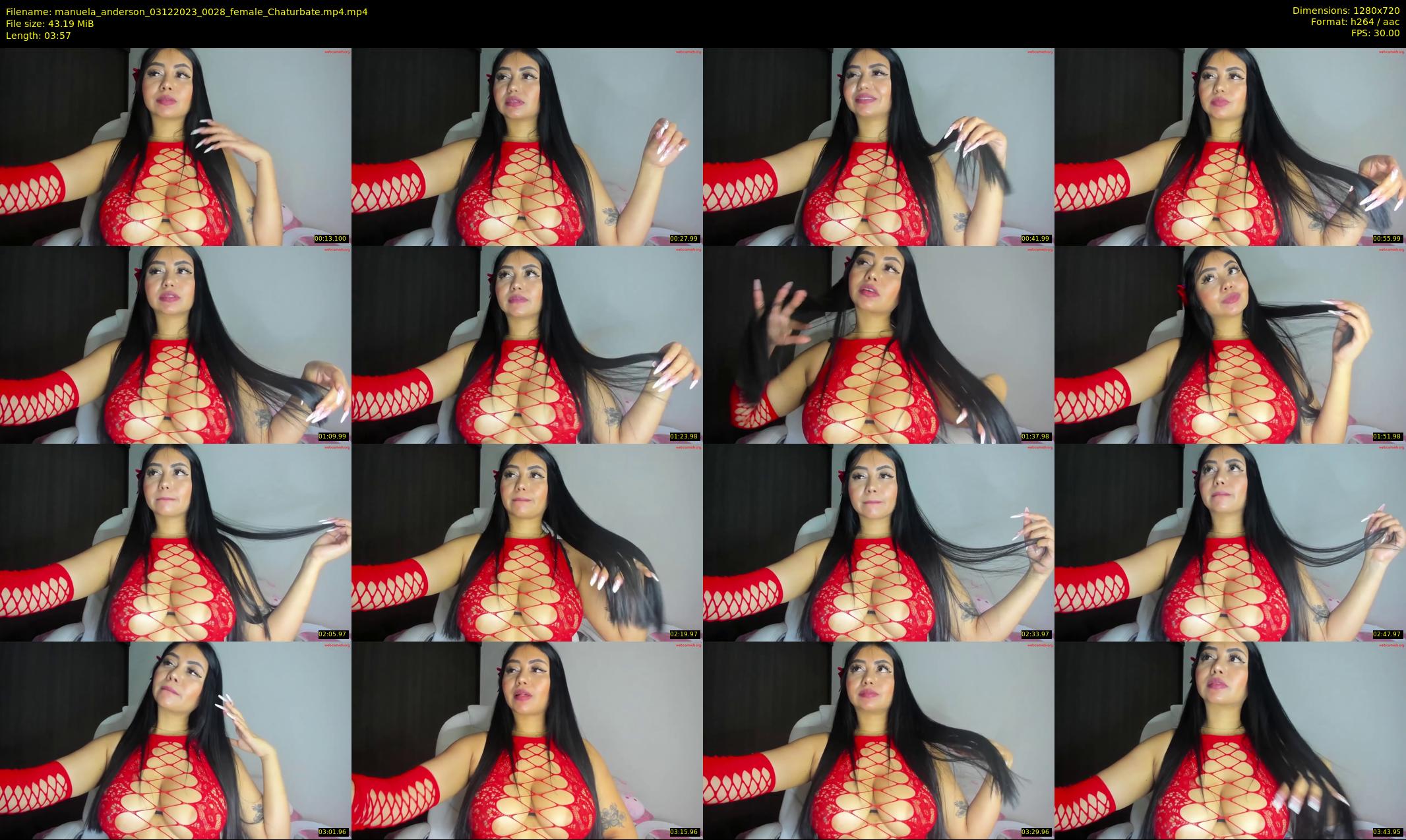 manuela_anderson — 4 minute Chaturbate female cam show recording, 720p, Dec 3, 2023