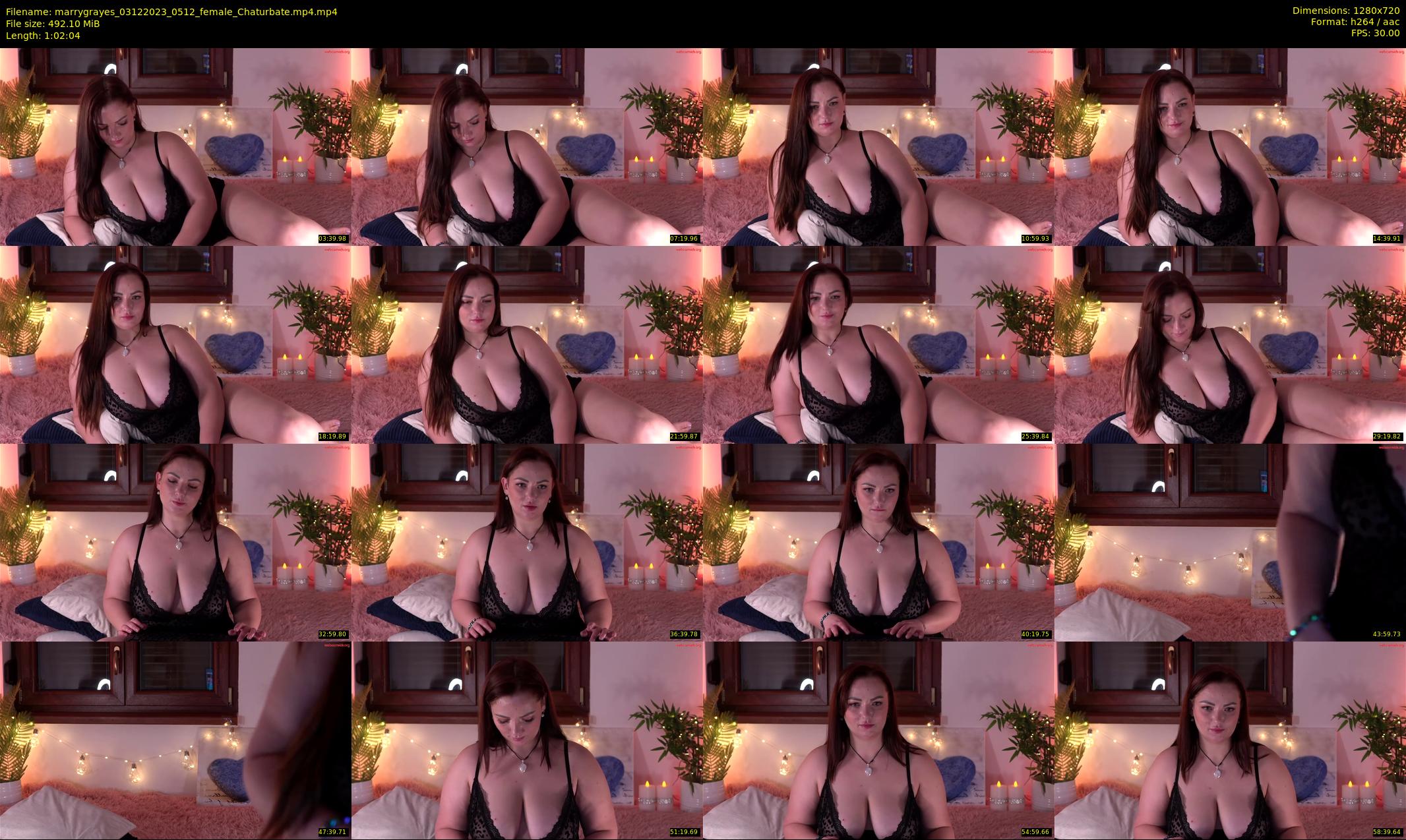 marrygrayes — 63 minute Chaturbate female cam show recording, 720p, Dec 3, 2023