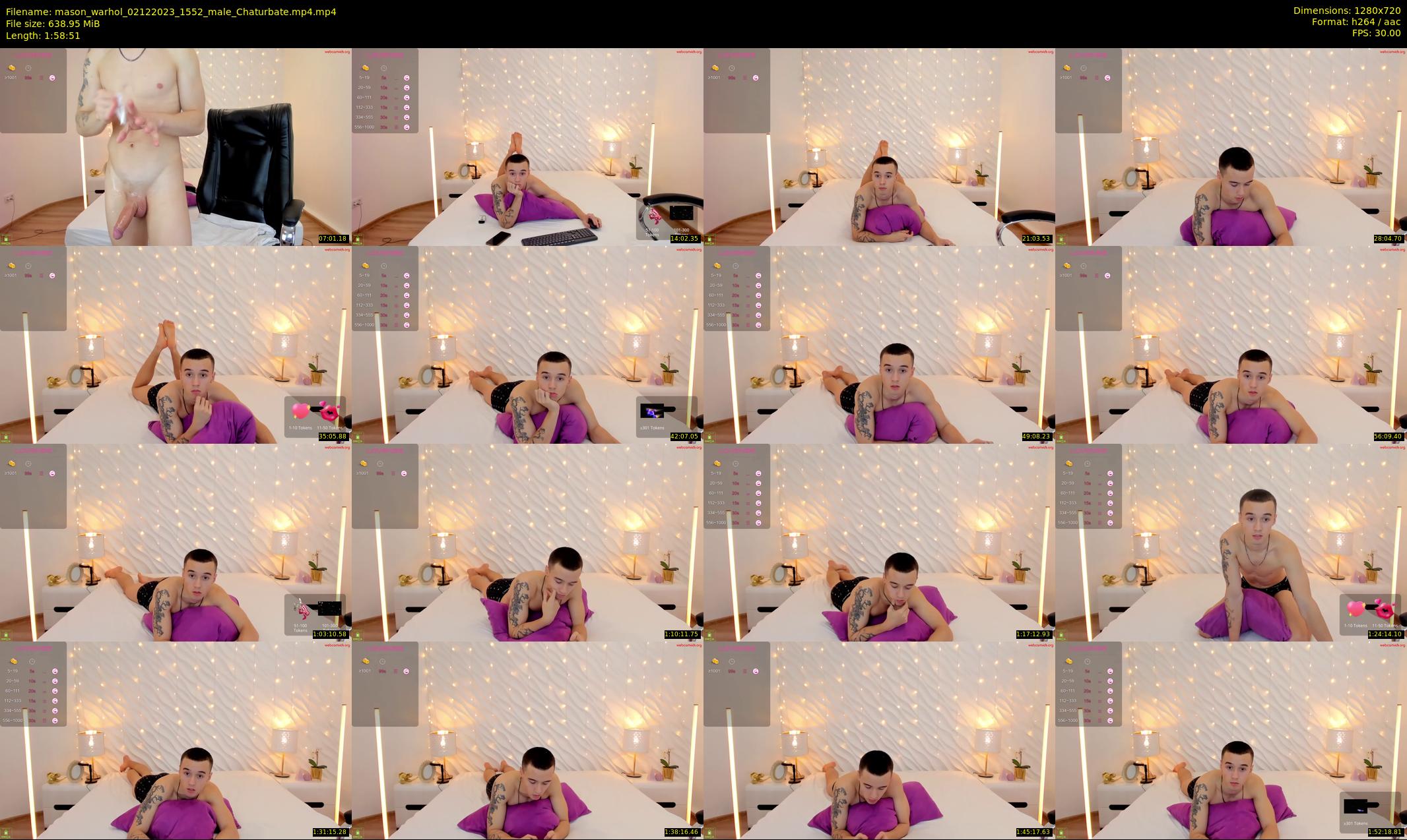 mason_warhol — 119 minute Chaturbate male cam show recording, 720p, Dec 2, 2023