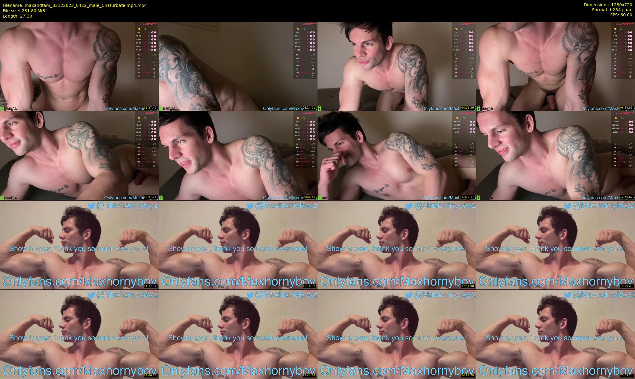 maxandtam — 28 minute Chaturbate couple cam show recording, 720p, Dec 3, 2023