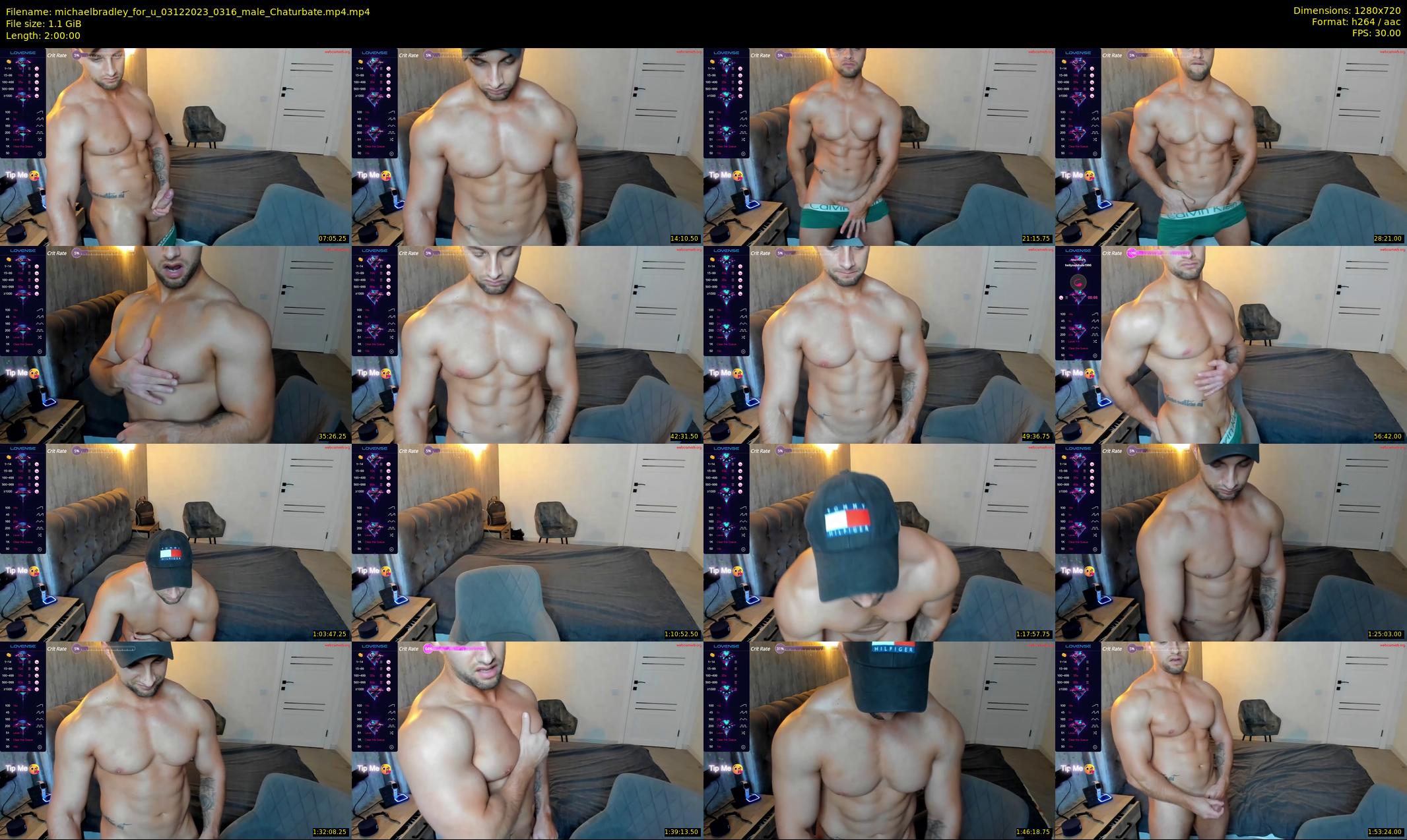 michaelbradley_for_u — 120 minute Chaturbate male cam show recording, 720p, Dec 3, 2023