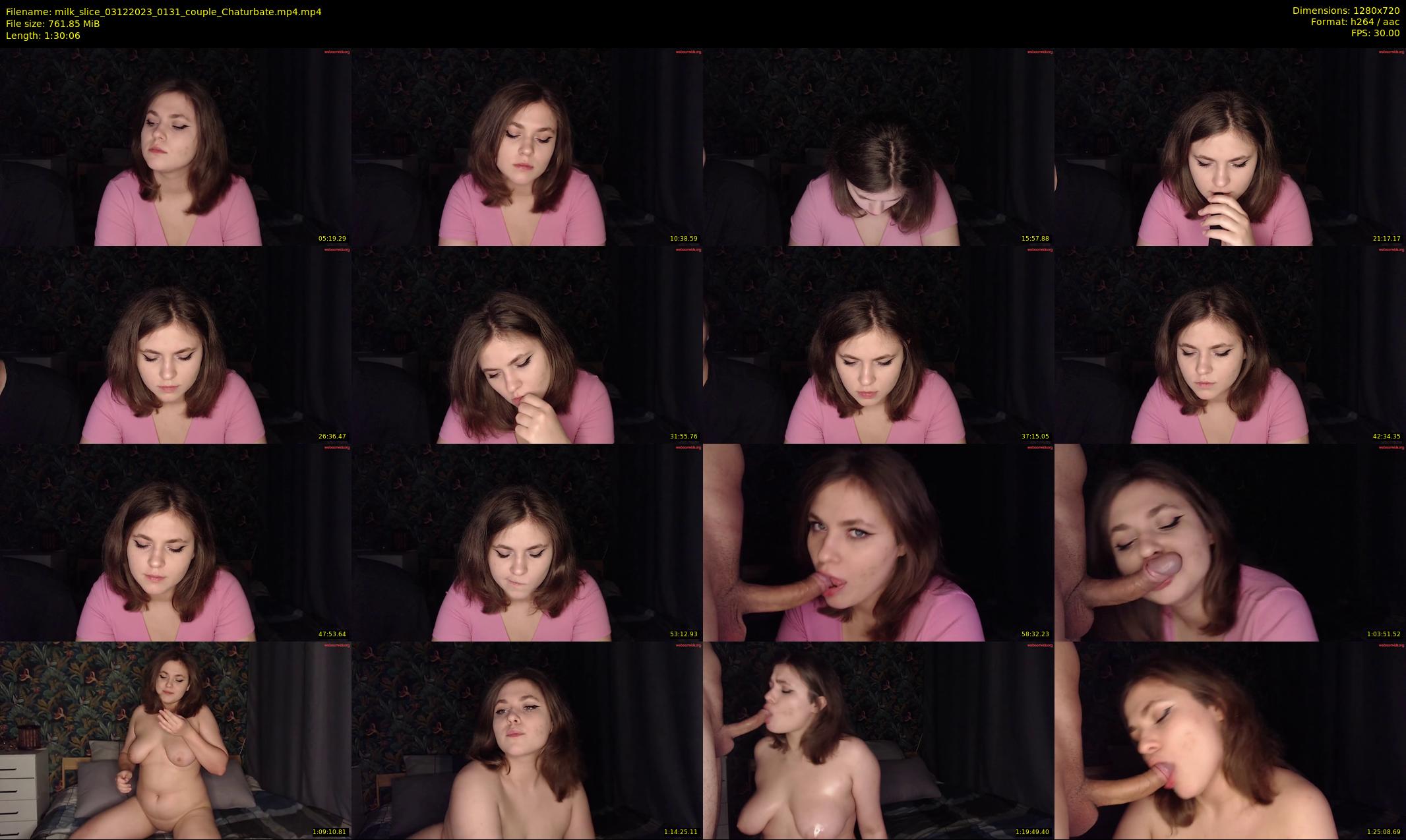 milk_slice — 91 minute Chaturbate couple cam show recording, 720p, Dec 3, 2023