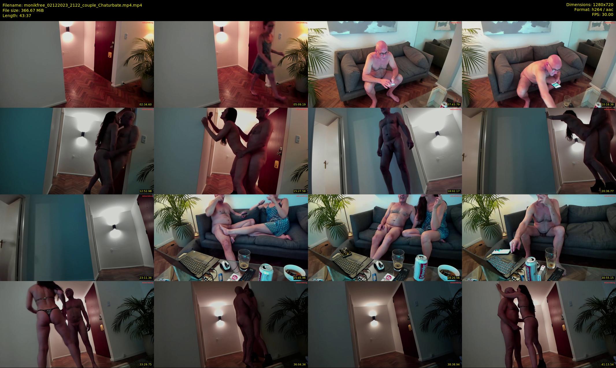 monikfree — 44 minute Chaturbate couple cam show recording, 720p, Dec 2, 2023