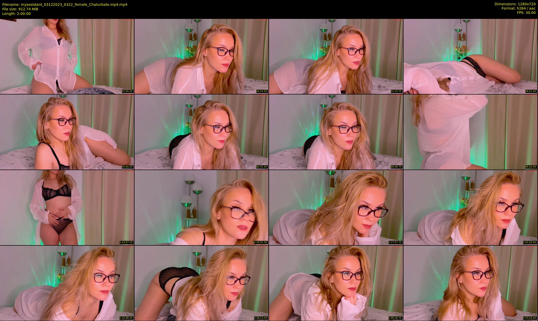 myassistant — 120 minute Chaturbate female cam show recording, 720p, Dec 3, 2023