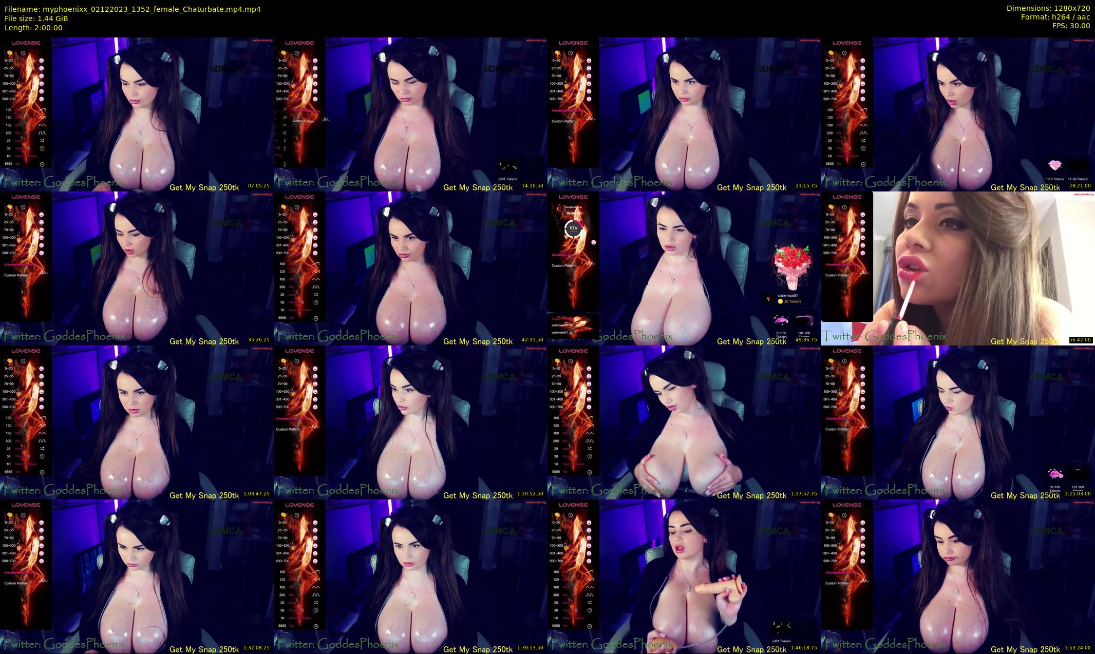myphoenixx — 120 minute Chaturbate female cam show recording, 720p, Dec 2, 2023