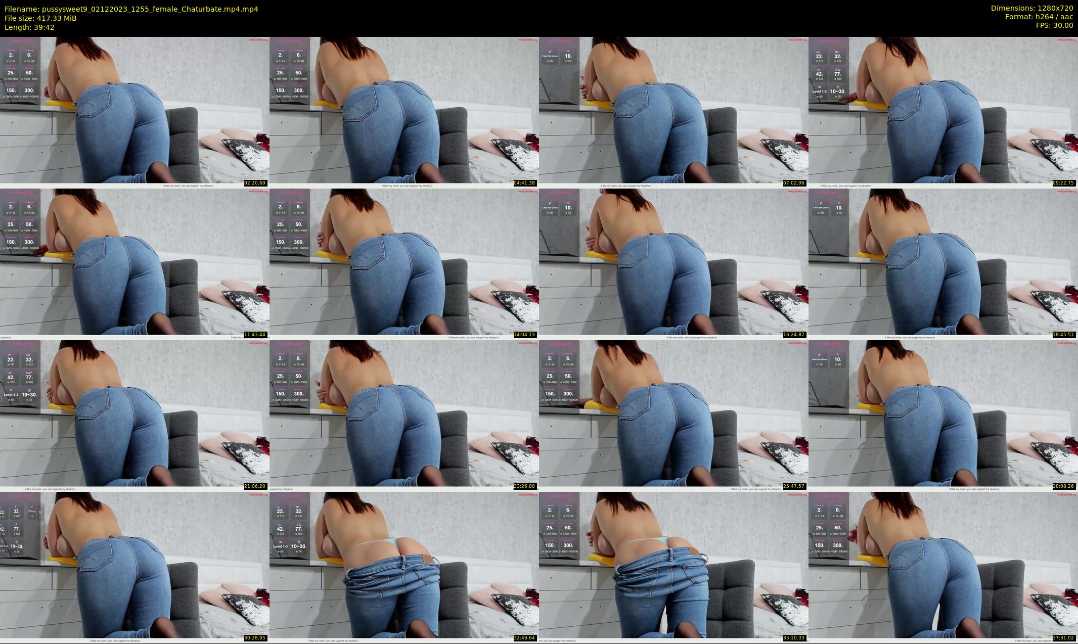 pussysweet9 — 40 minute Chaturbate female cam show recording, 720p, Dec 2, 2023