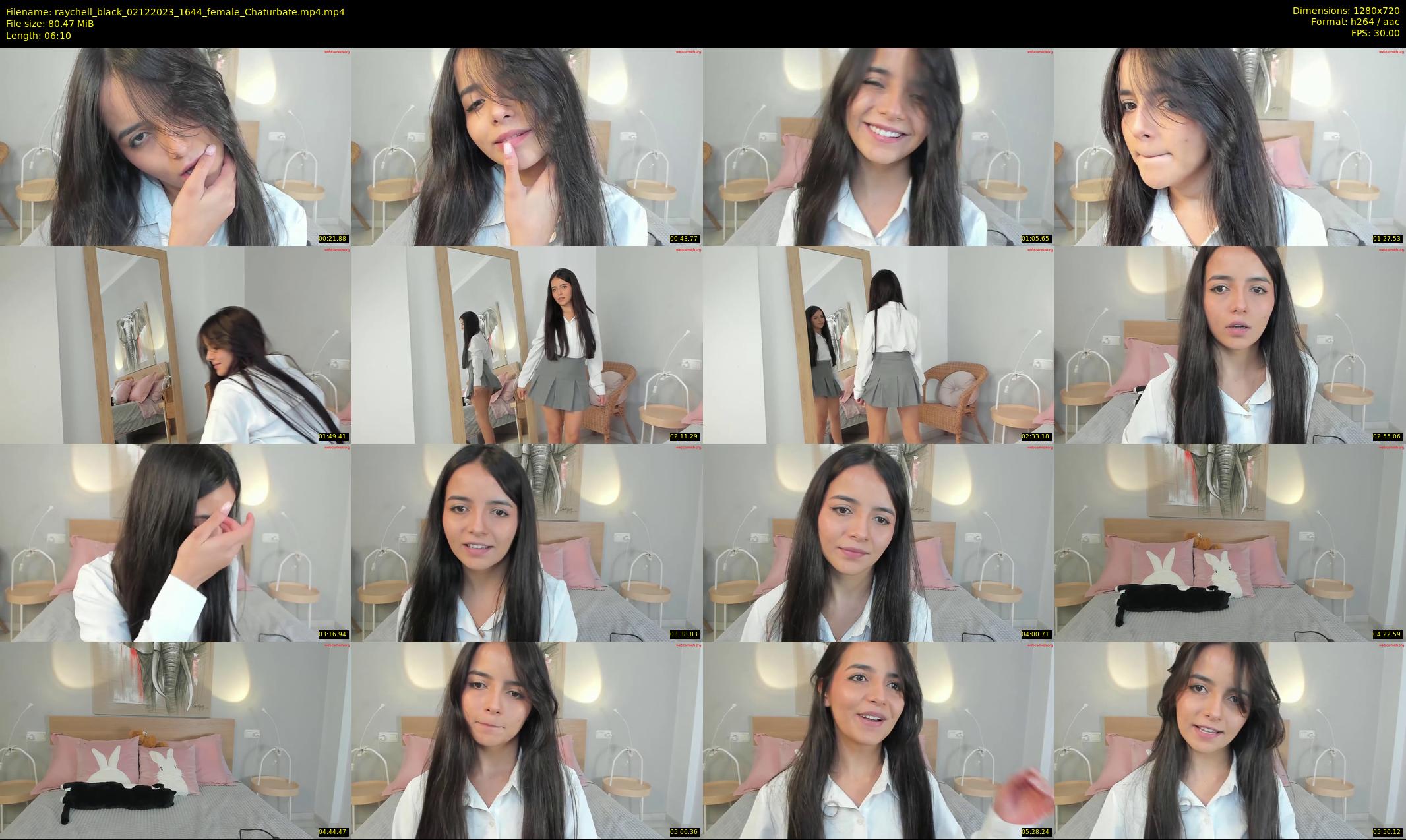 raychell_black — 7 minute Chaturbate female cam show recording, 720p, Dec 2, 2023