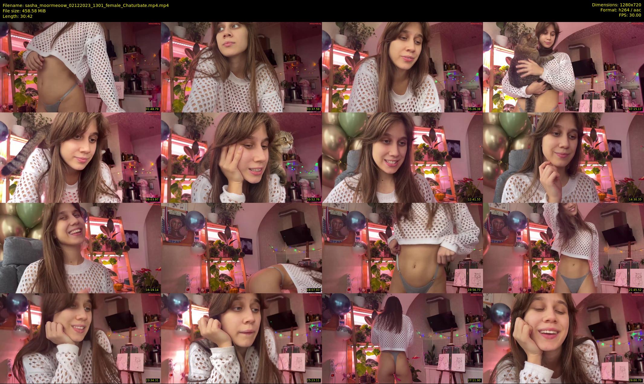sasha_moormeoow — 31 minute Chaturbate female cam show recording, 720p, Dec 2, 2023