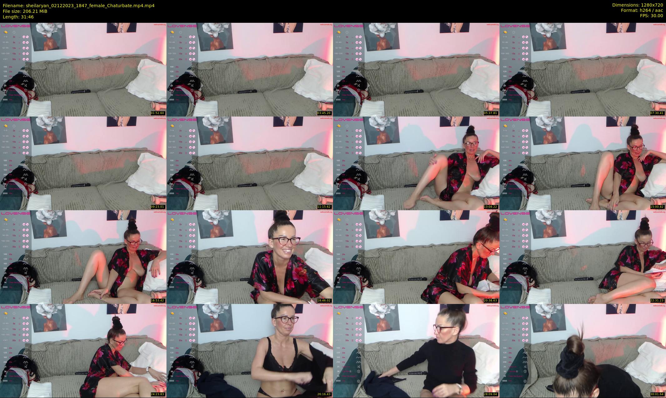 sheilaryan — 32 minute Chaturbate female cam show recording, 720p, Dec 2, 2023