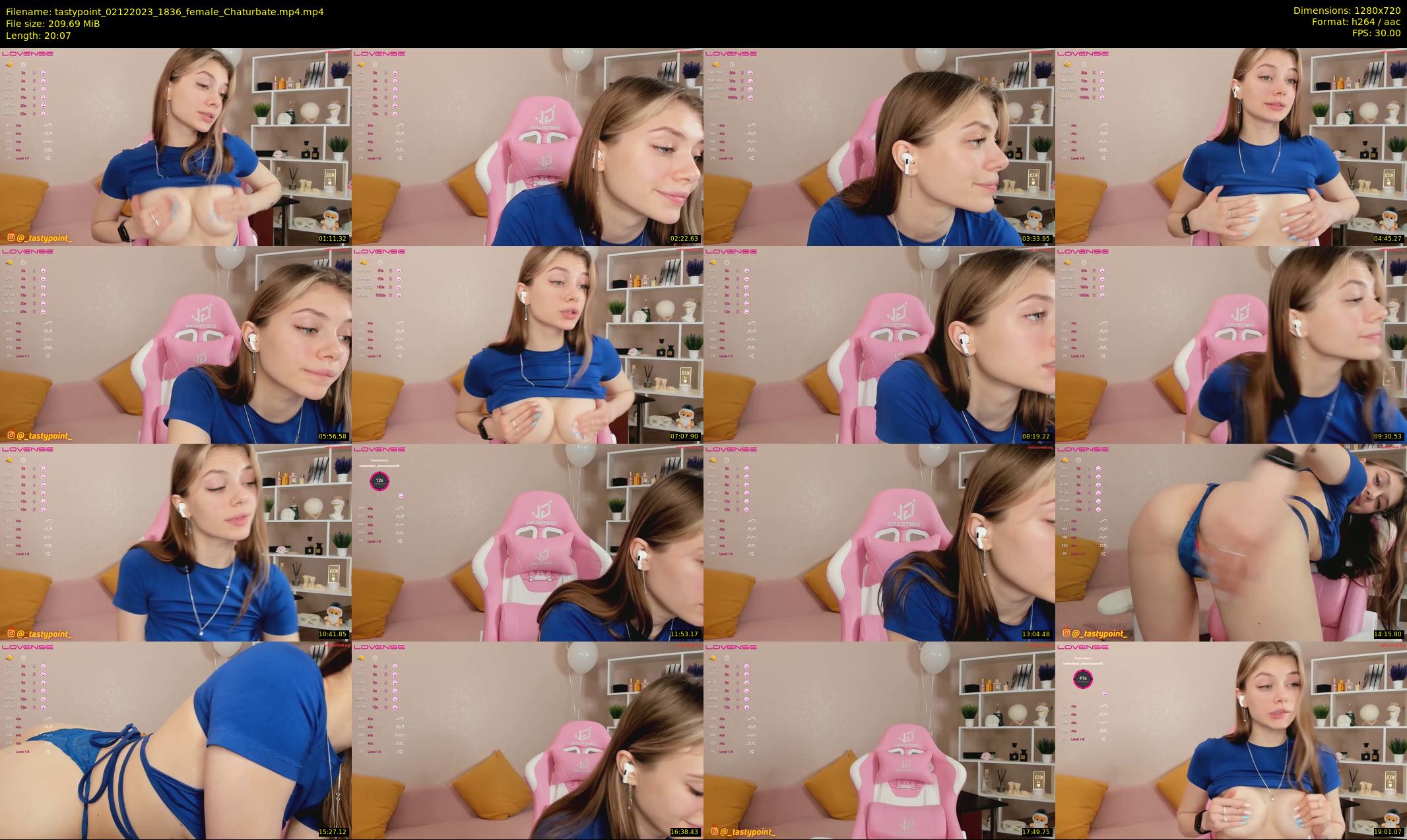tastypoint — 21 minute Chaturbate female cam show recording, 720p, Dec 2, 2023