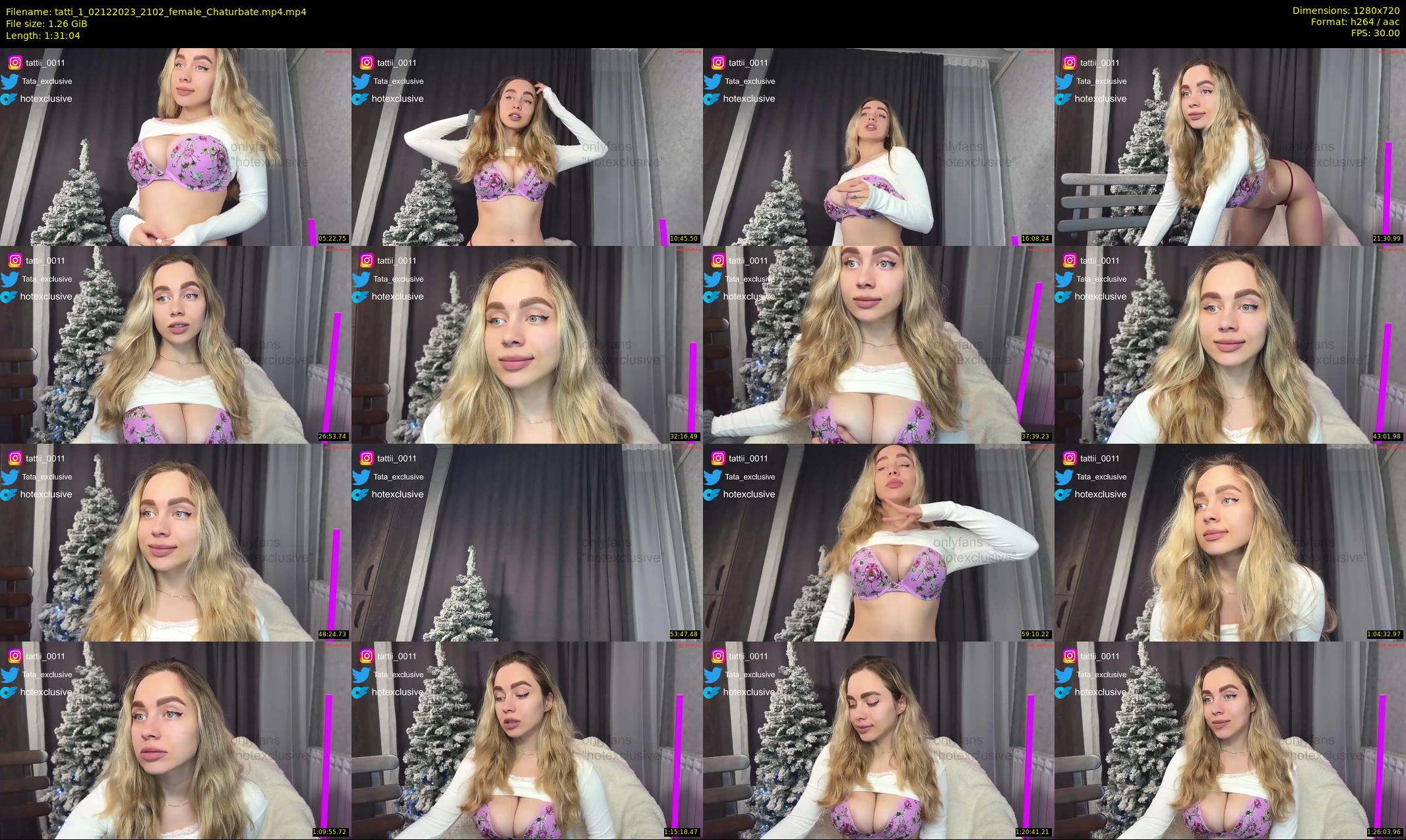 tatti_1 — 92 minute Chaturbate female cam show recording, 720p, Dec 2, 2023