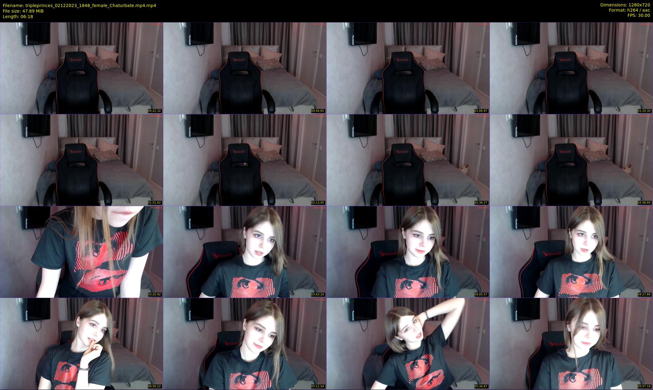 tripleprinces — 7 minute Chaturbate female cam show recording, 720p, Dec 2, 2023