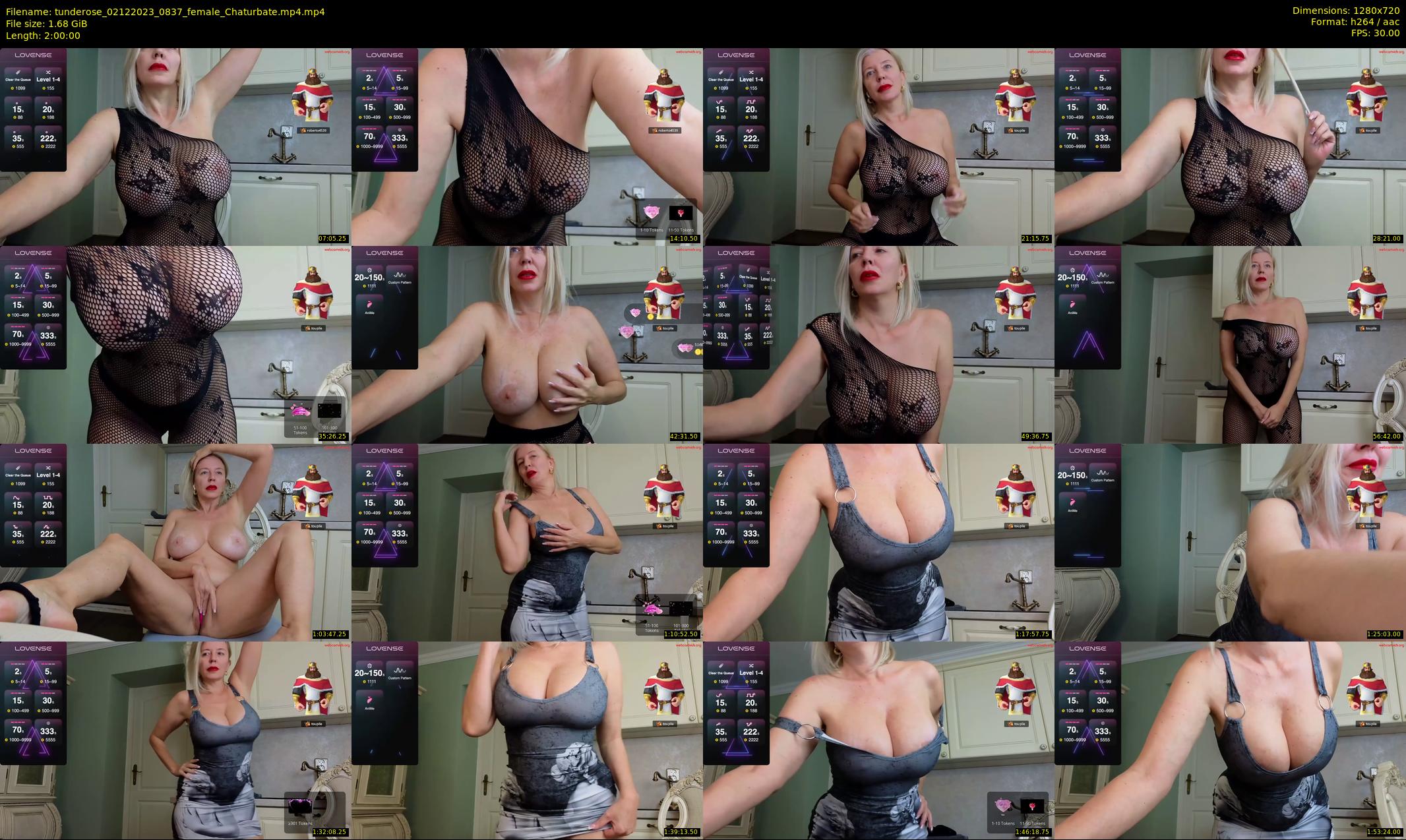 tunderose — 120 minute Chaturbate female cam show recording, 720p, Dec 2, 2023