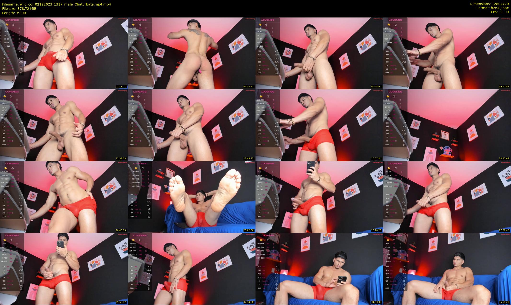 wild_col — 39 minute Chaturbate male cam show recording, 720p, Dec 2, 2023