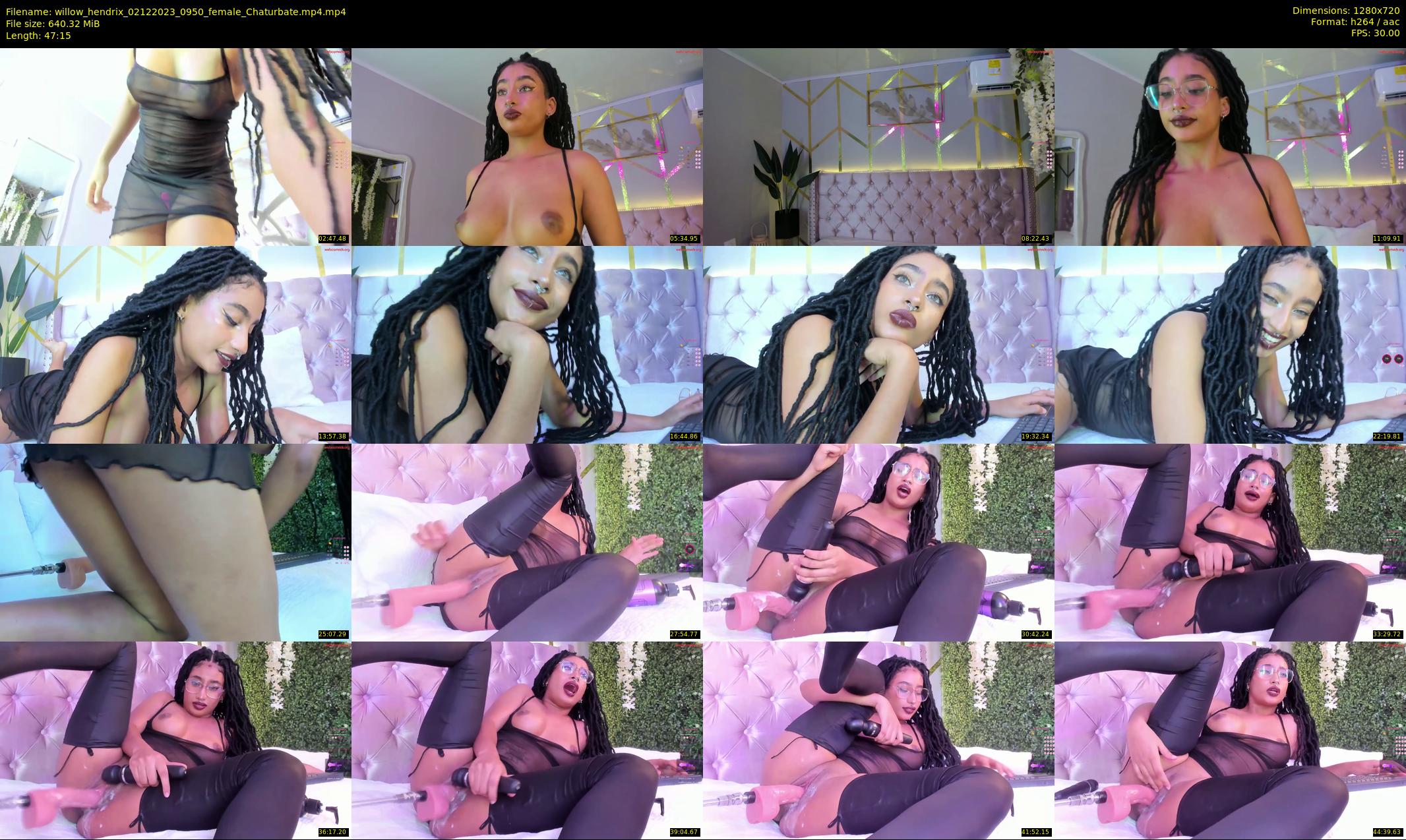 willow_hendrix — 48 minute Chaturbate female cam show recording, 720p, Dec 2, 2023