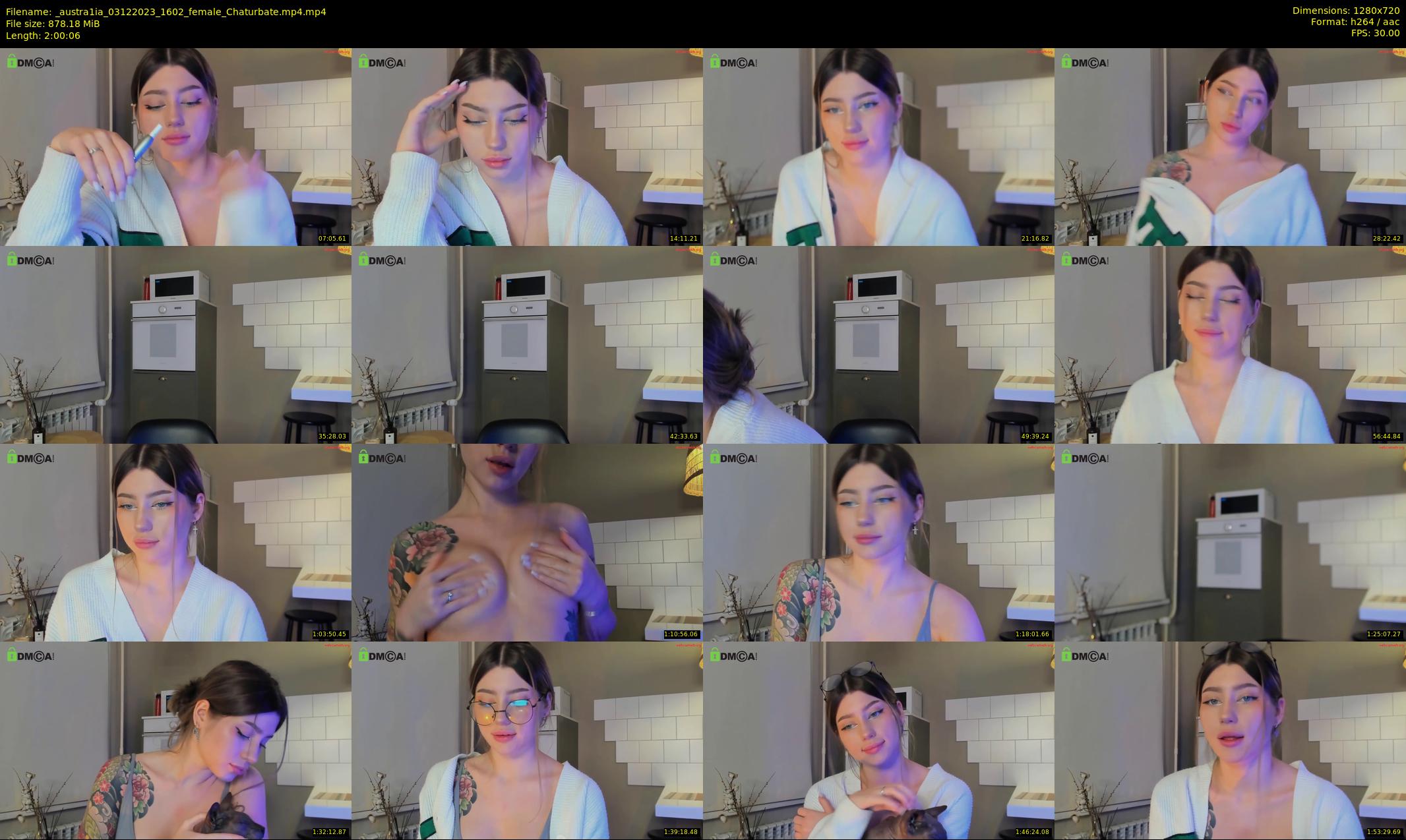 _austra1ia — 121 minute Chaturbate female cam show recording, 720p, Dec 3, 2023