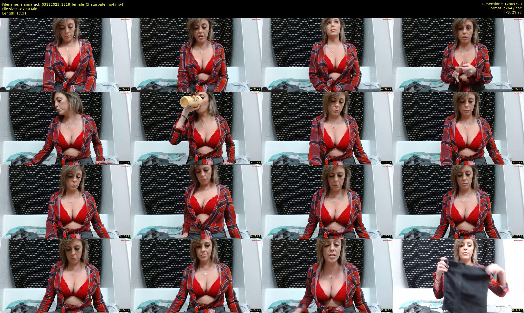 alannarack — 18 minute Chaturbate female cam show recording, 720p, Dec 3, 2023